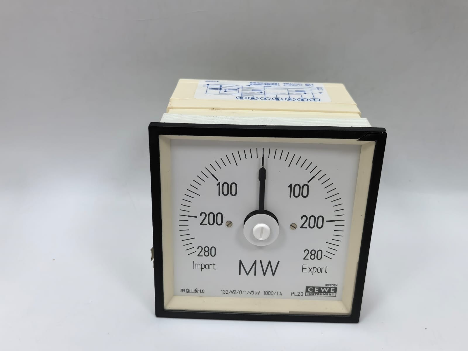 CEWE PL 23 CEWE INSTRUMENT PL 23 PANEL METER 9566 280-0-280MW 2