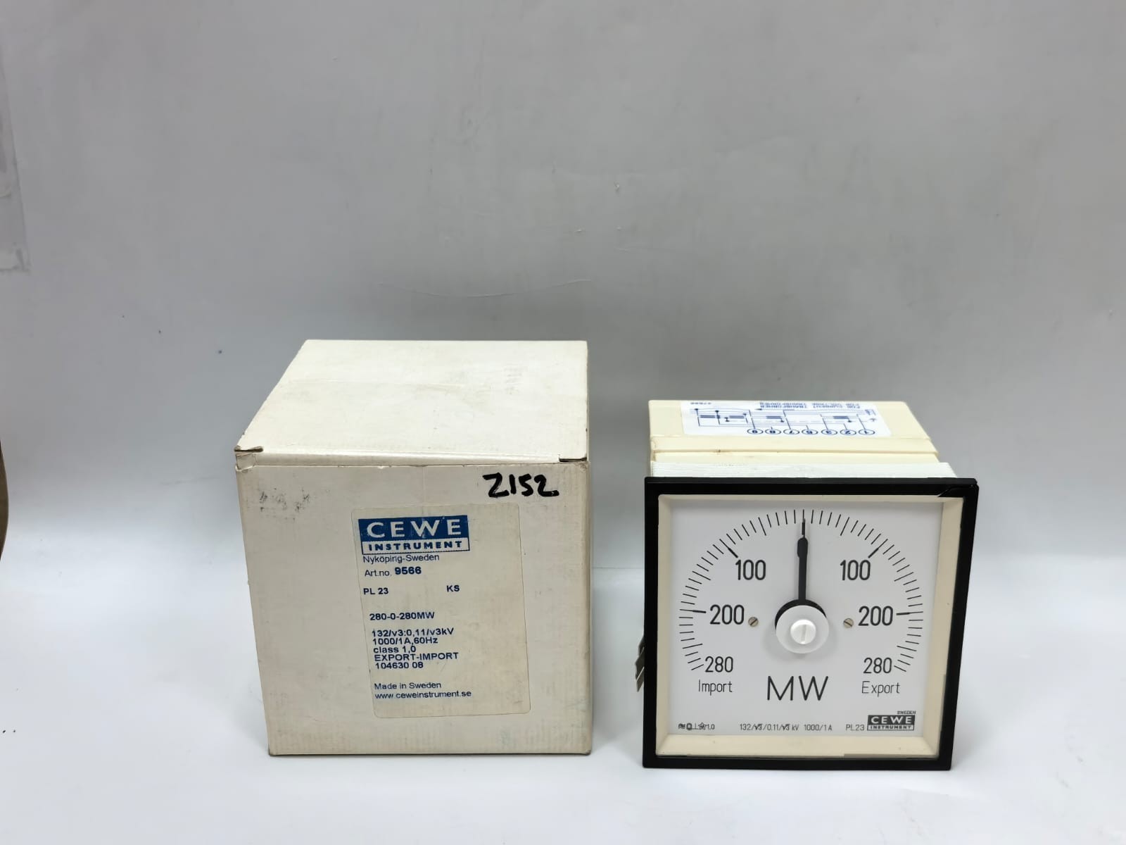 CEWE INSTRUMENT PL 23 PANEL METER 9566 280-0-280MW