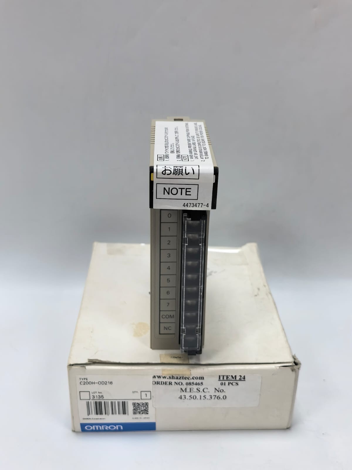 OMRON C200H-OD216 PLC MODULE