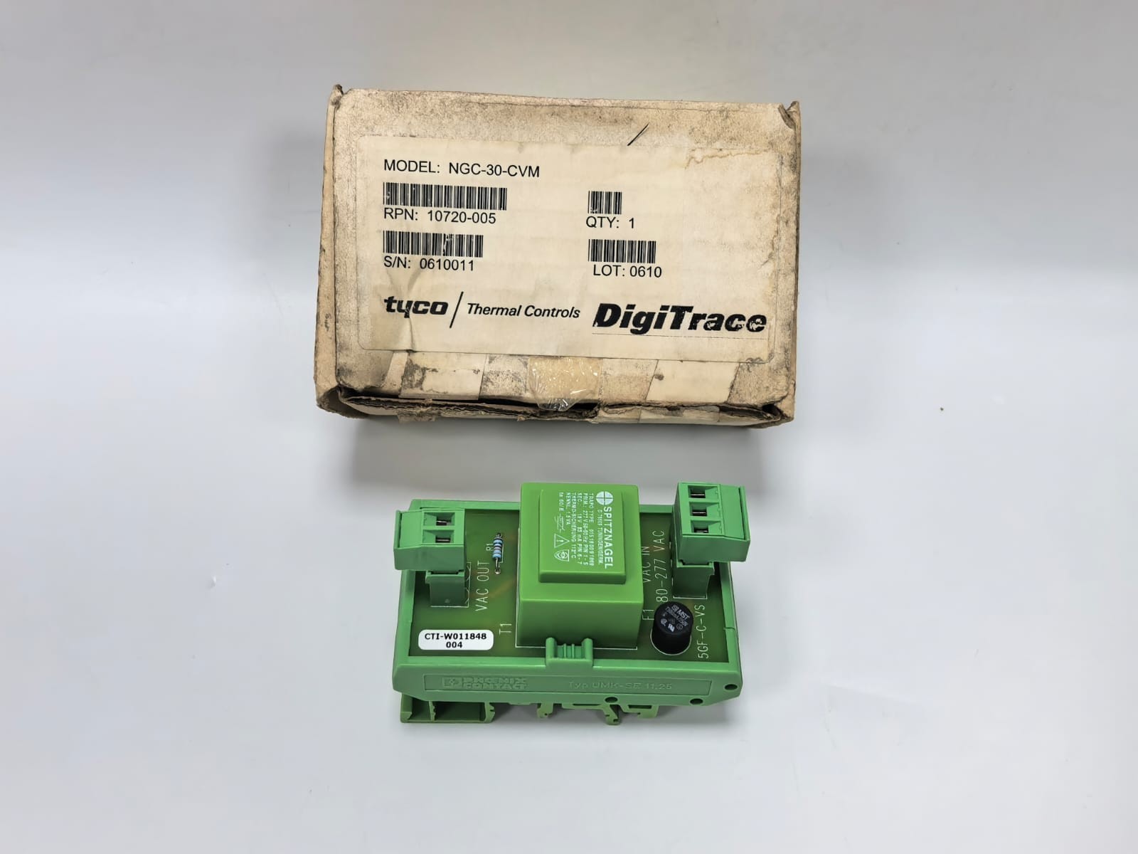 TYCO NGC-30-CVM VOLTAGE CONTROL MODULE