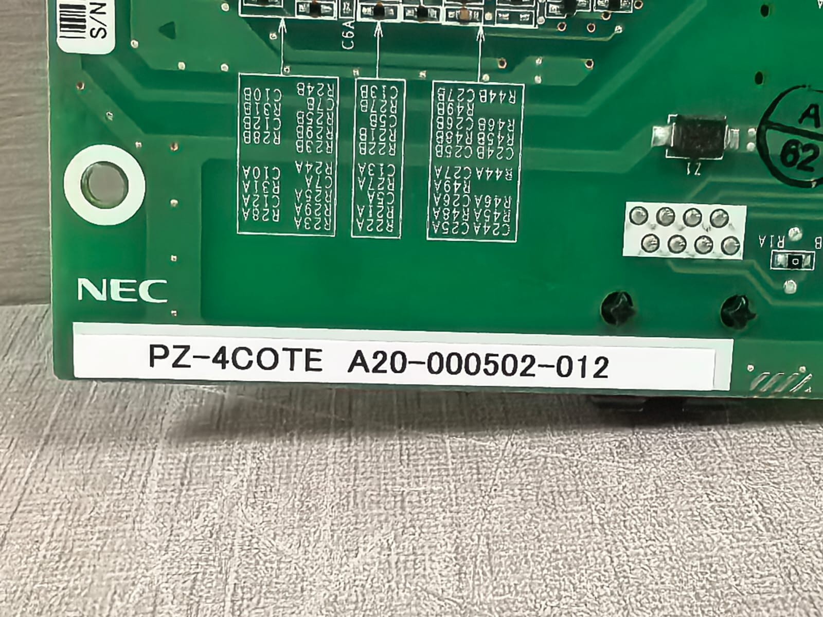 NEC PZ-4COTE NEC PZ-4COTE 4-PORT ANALOG TRUNK DAUGHTER CARD. 6