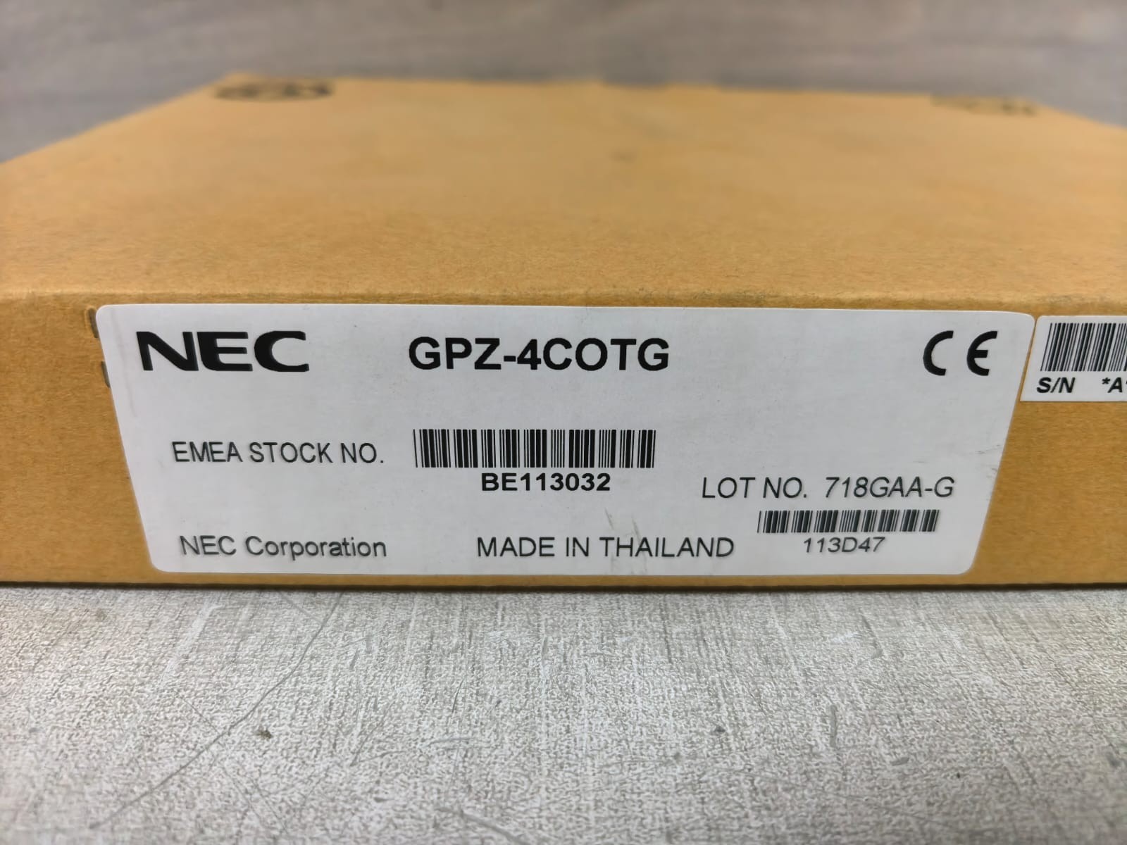 NEC PZ-4COTE NEC PZ-4COTE 4-PORT ANALOG TRUNK DAUGHTER CARD. 10