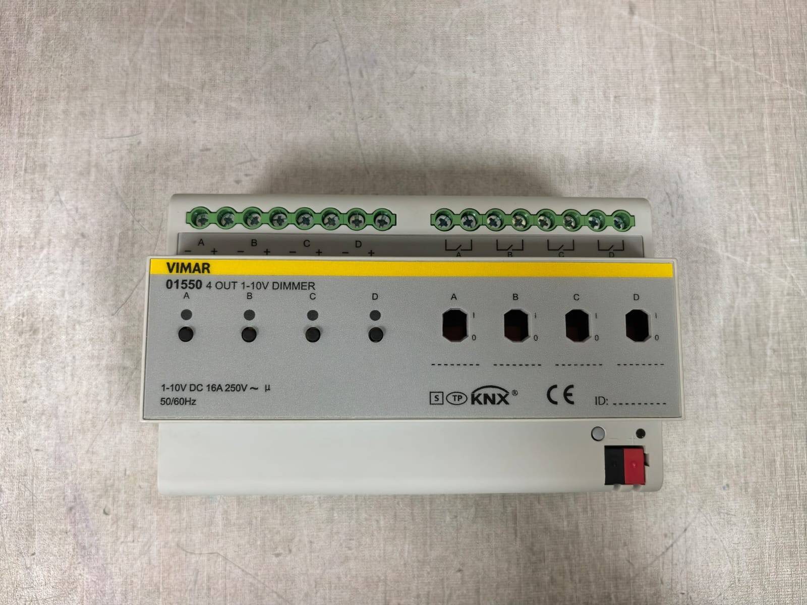 UNKNOWN 01550 VIMAR 01550 4 OUT 1-10V DIMMER 250V 5