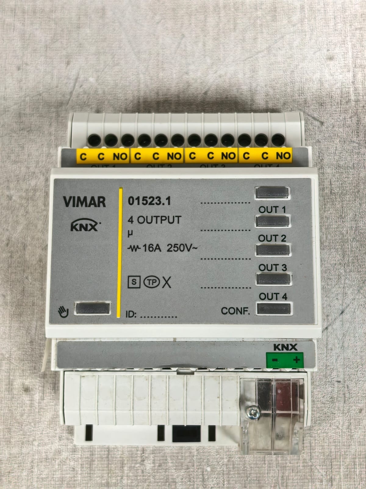 UNKNOWN 01523.1 VIMAR 01523.1 4 OUTPUT ACTUATOR 16A 250V 5