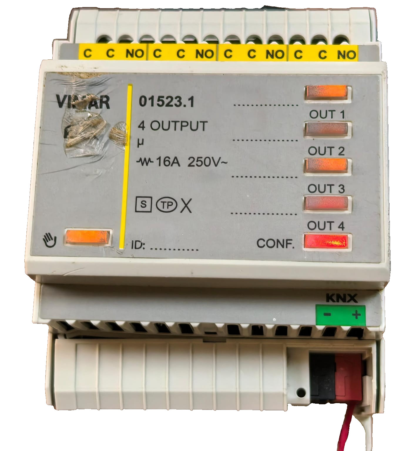 VIMAR 01523.1 4 OUTPUT ACTUATOR 16A 250V.