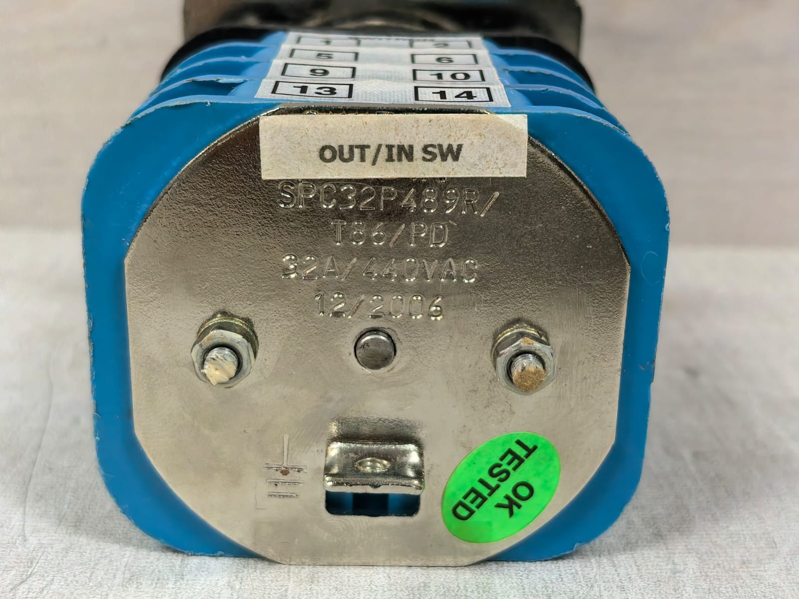 UNKNOWN SPC32P489R/T86/PD SWITRON SPC32P489R/T86/PD ROTARY SWITCH 32A 440VAC 3