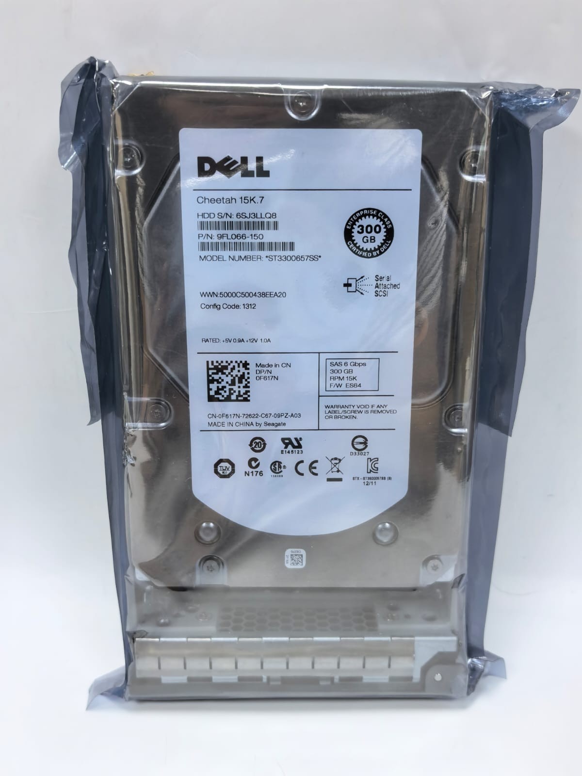 DELL ST3300657SS HARD DRIVE 9FL066-150 CHEETAH 15K.7