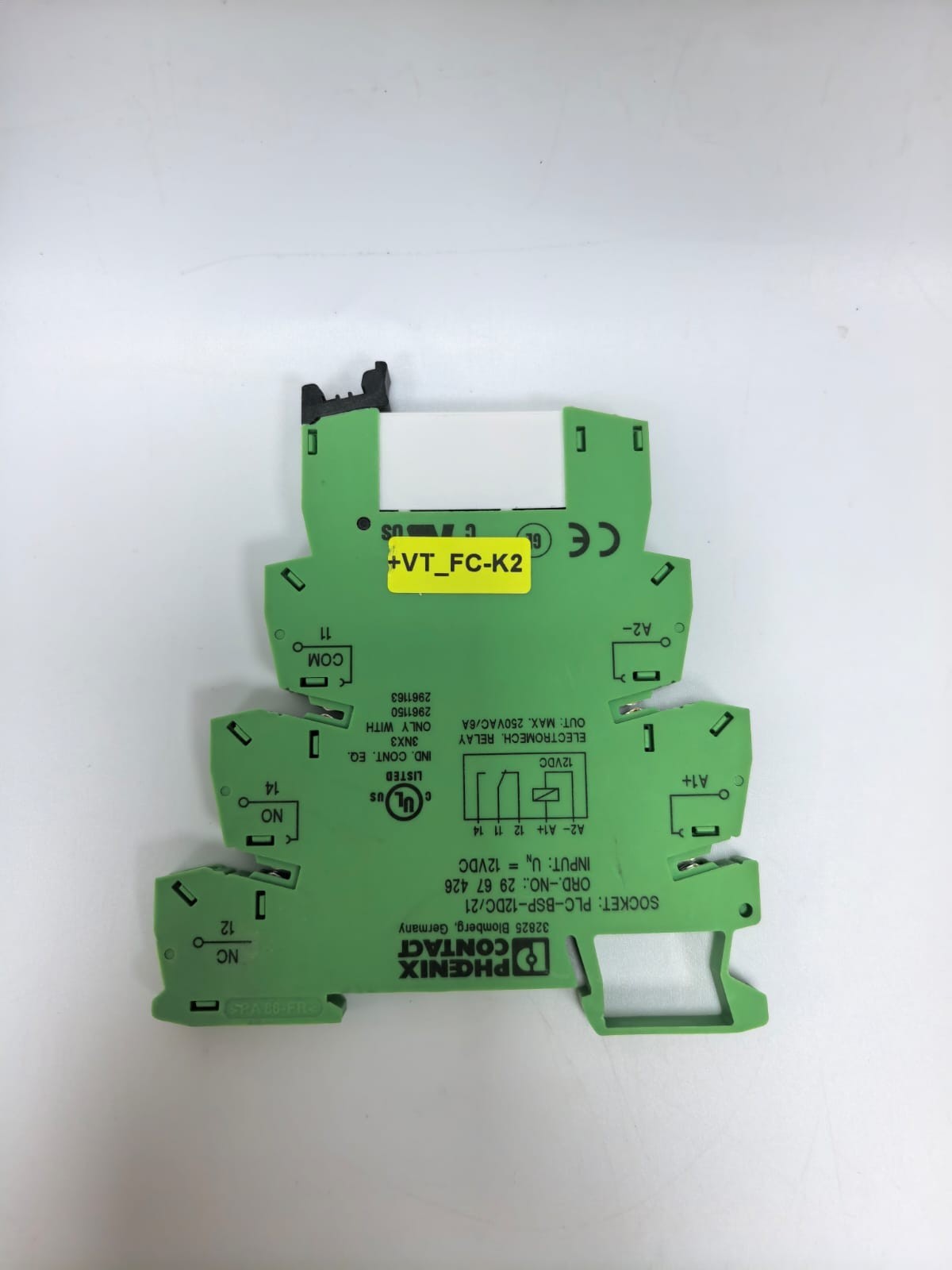 Phoenix Contact 29 67 426 PHOENIX CONTACT PL-BSP-12DC/21 TERMINAL BLOCK RELAY 29 67 426 3
