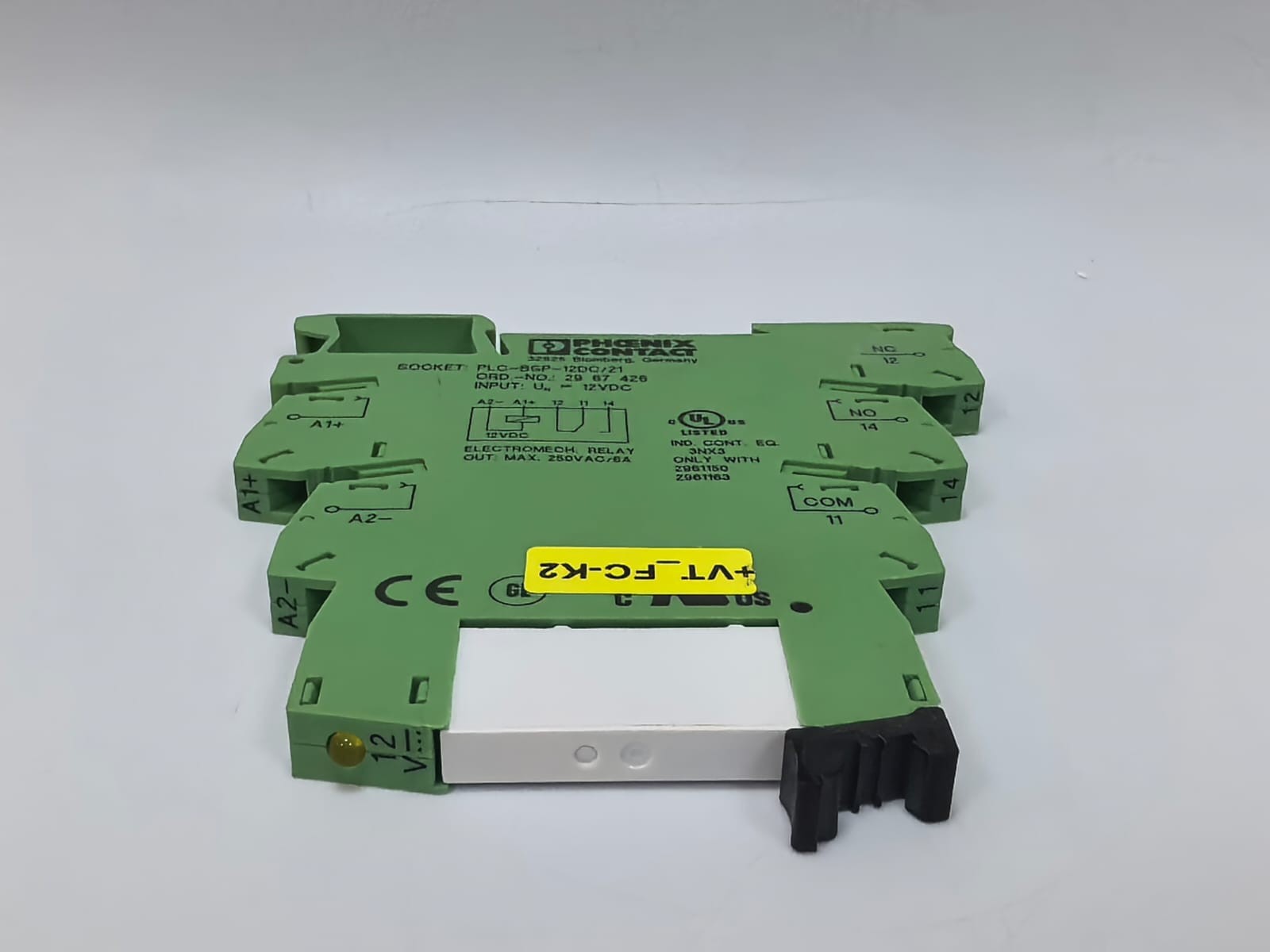Phoenix Contact 29 67 426 PHOENIX CONTACT PL-BSP-12DC/21 TERMINAL BLOCK RELAY 29 67 426 7