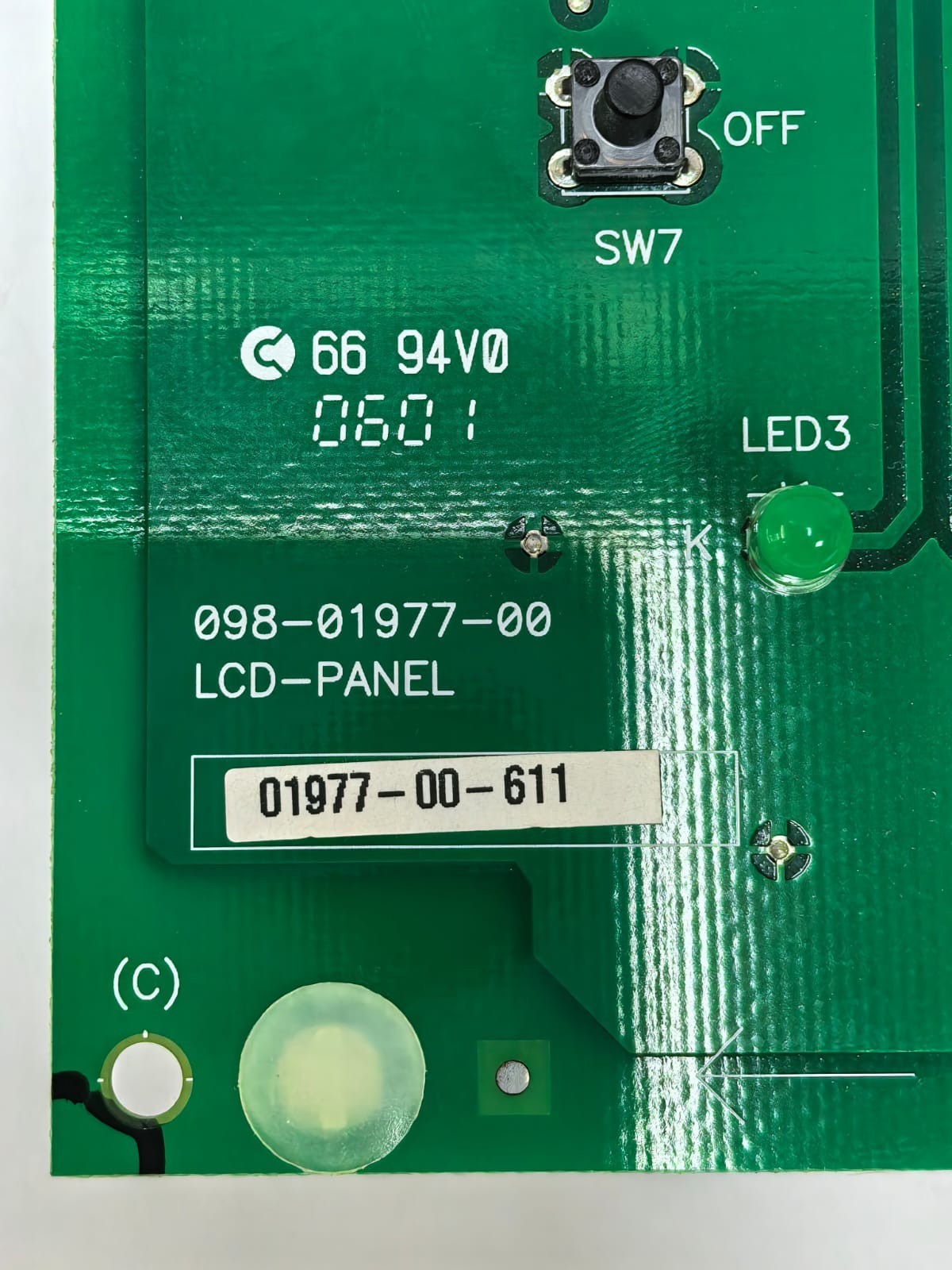 UNKNOWN 098-01970-01 10H01294 REV.2.0 098-01977-00 LCD PANEL WITH 098-01970-01 10H01294 REV.2.0 PCB BOARD 2