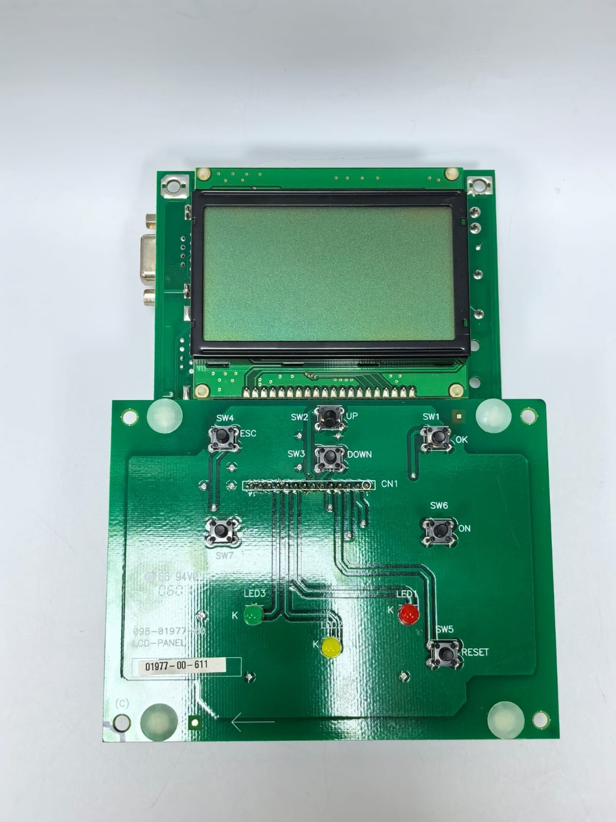 098-01977-00 LCD PANEL WITH 098-01970-01 10H01294 REV.2.0 PCB BOARD