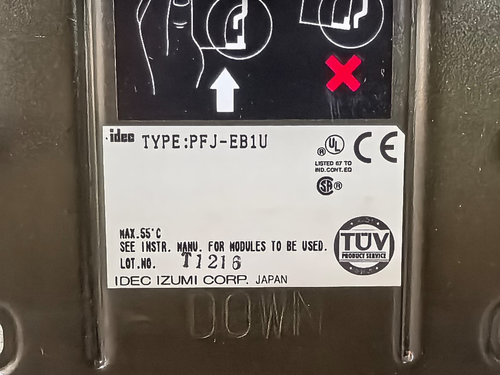 IDEC PFJ-EB1U IDEC IZUMI PFJ-EB1U EXPANSION BASE UNIT 3
