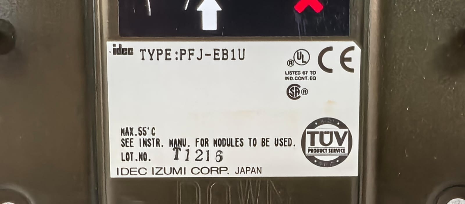 IDEC PFJ-EB1U IDEC IZUMI PFJ-EB1U EXPANSION BASE UNIT 4