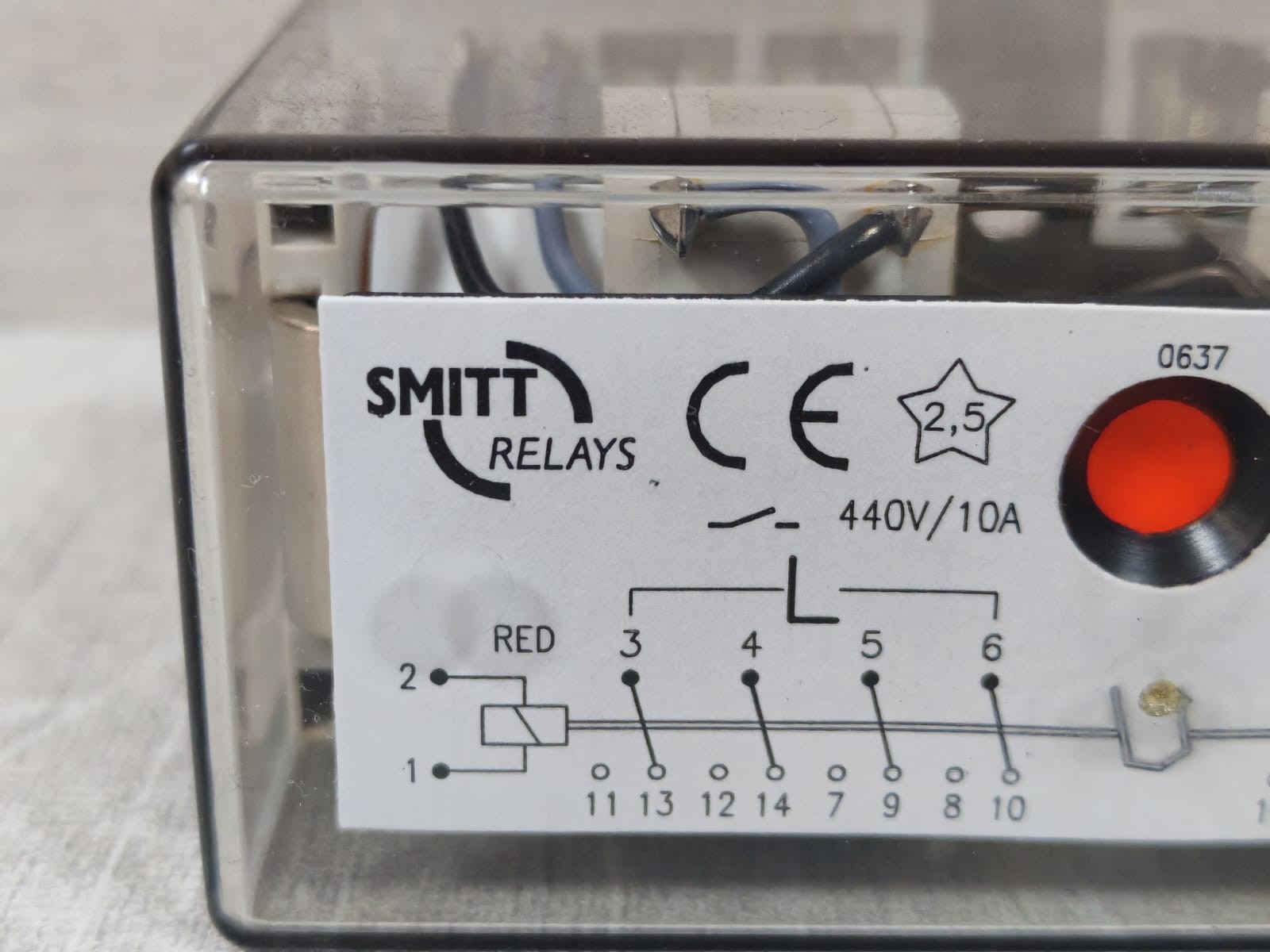 SMITT RELAYS KDN 110VDC SMITT RELAYS KDN 110VDC 440V/10A 2