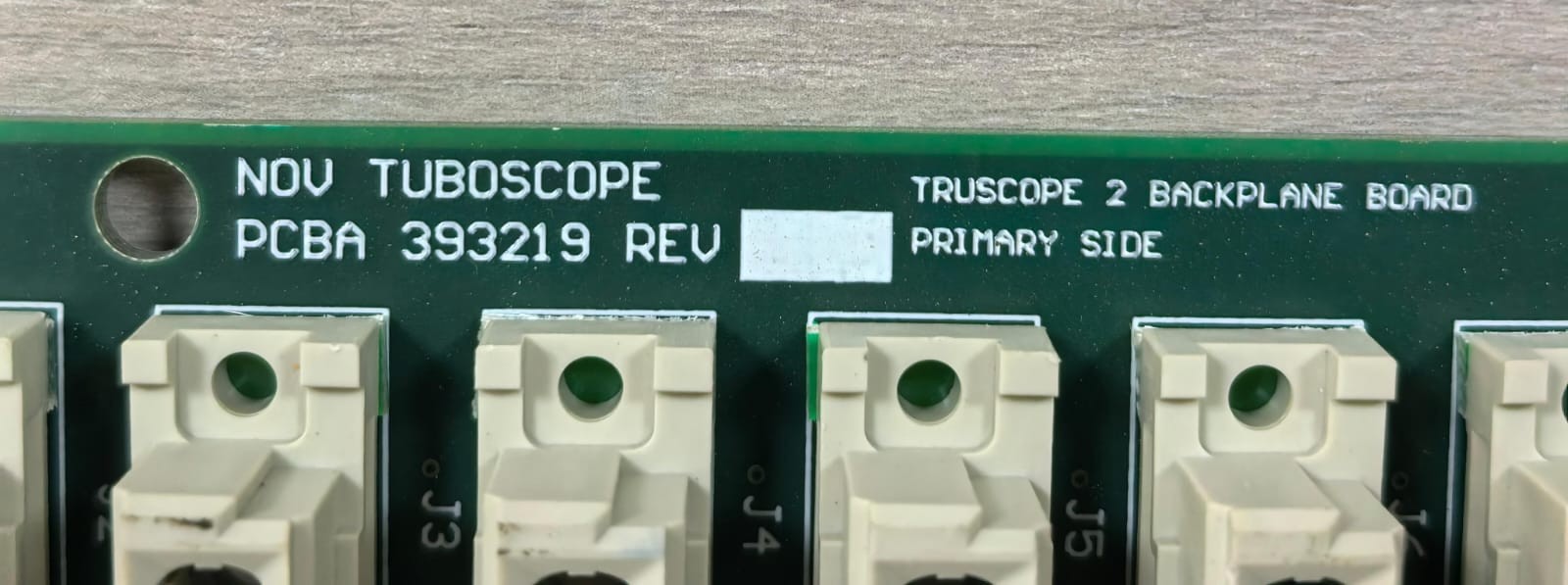 NOV TUBOSCOPE 393219 / 393217 REV.4 NOV TUBOSCOPE PCBA 393219 / 393217 REV.4 BACKPLANE BOARD 4