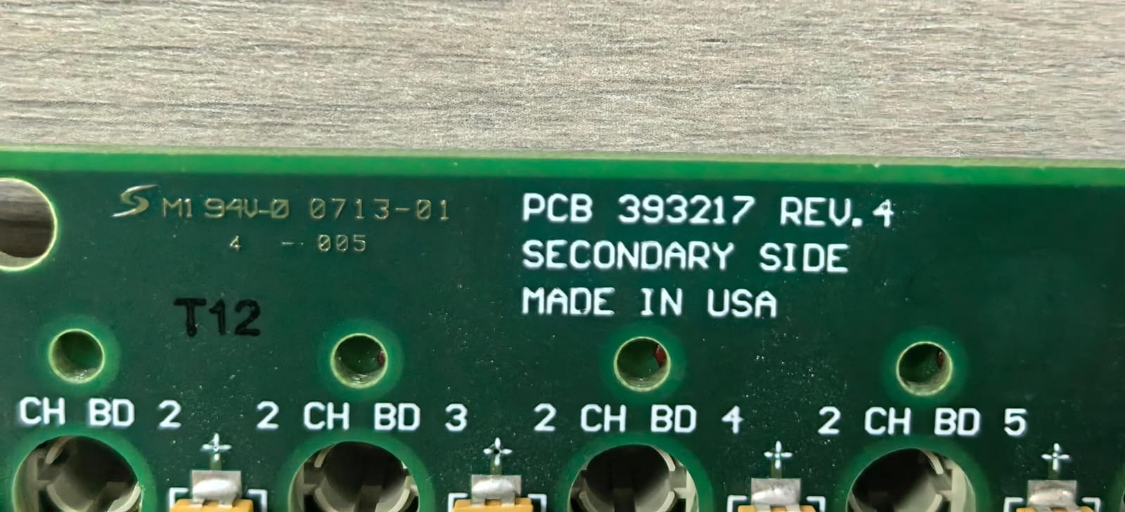 NOV TUBOSCOPE 393219 / 393217 REV.4 NOV TUBOSCOPE PCBA 393219 / 393217 REV.4 BACKPLANE BOARD 5