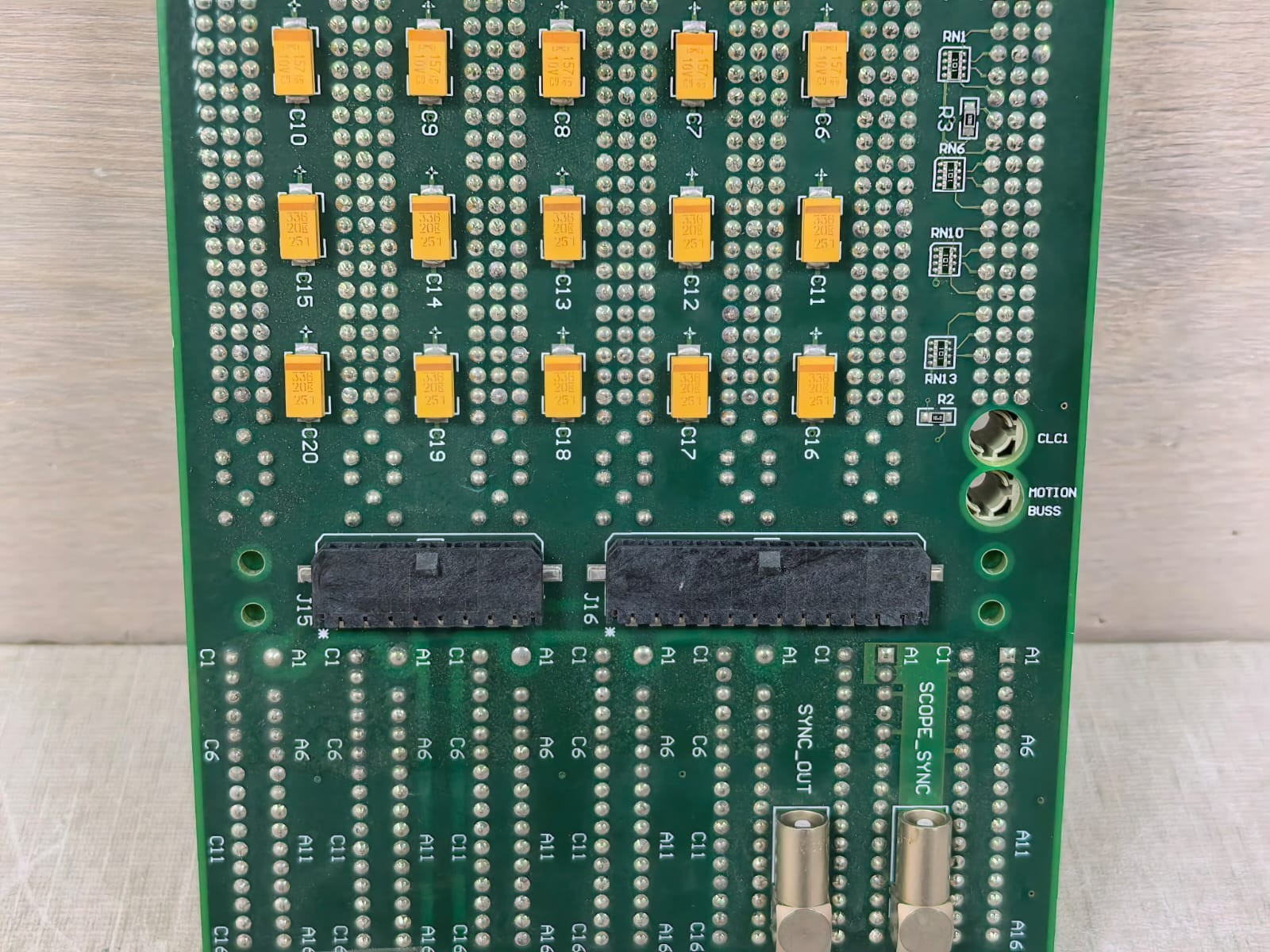NOV TUBOSCOPE 393219 / 393217 REV.4 NOV TUBOSCOPE PCBA 393219 / 393217 REV.4 BACKPLANE BOARD 6