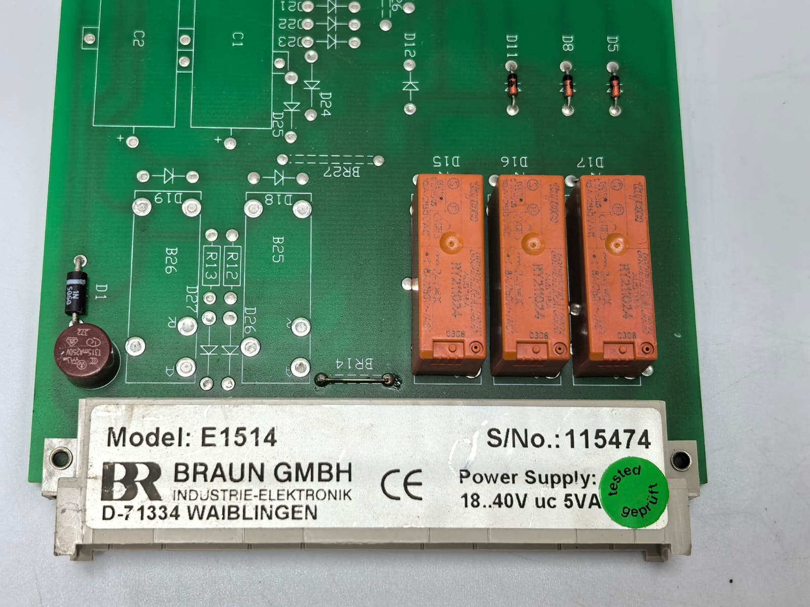 BRAUN E1514 BRAUN E1514 PCB BOARD 4