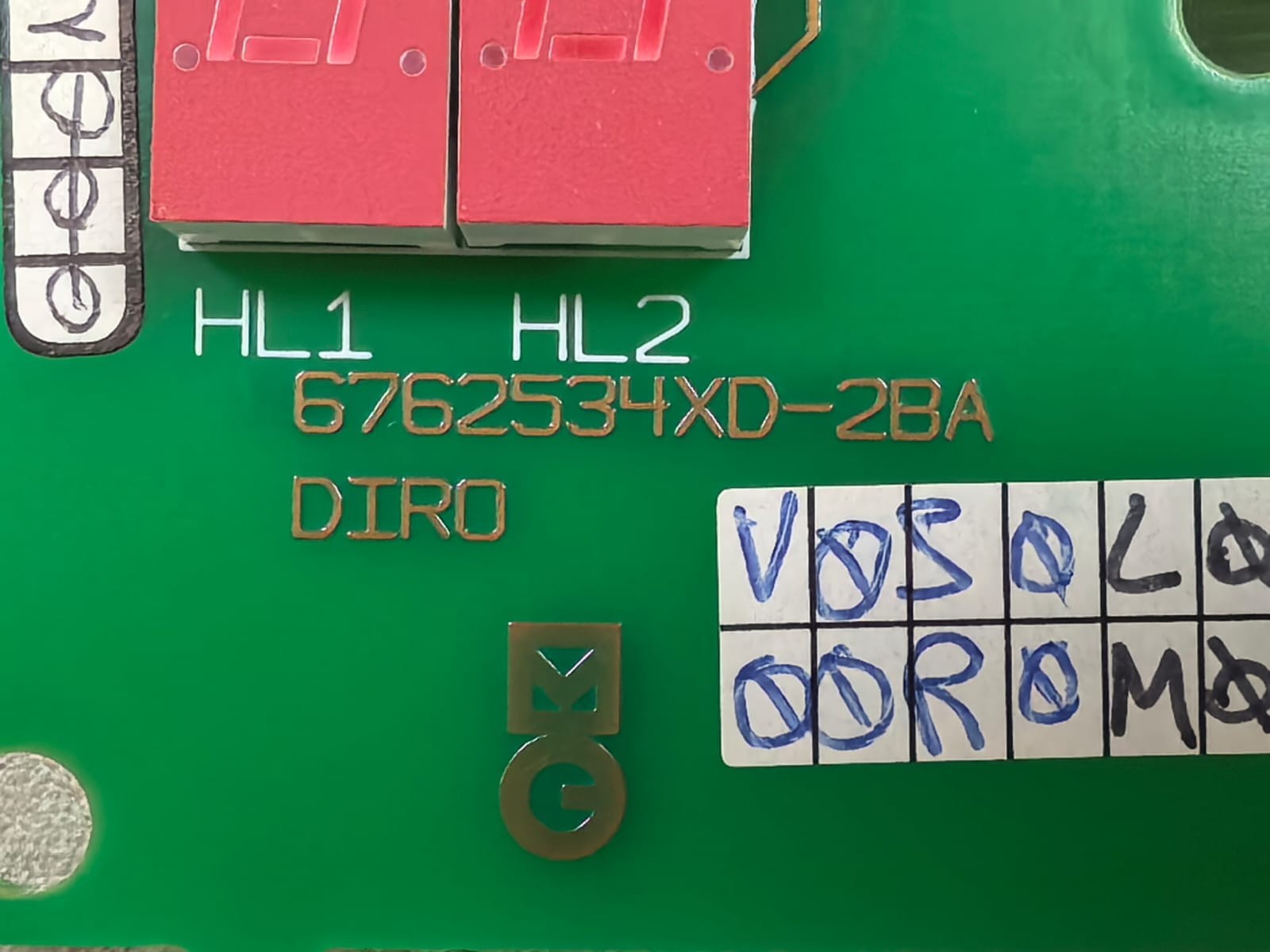 PDR CIM DIRO 6762535 BB / 6762534XD-2BA / 6762534XD-1BA DIRO 6762535 BB / 6762534XD-2BA / 6762534XD-1BA BOARD 5