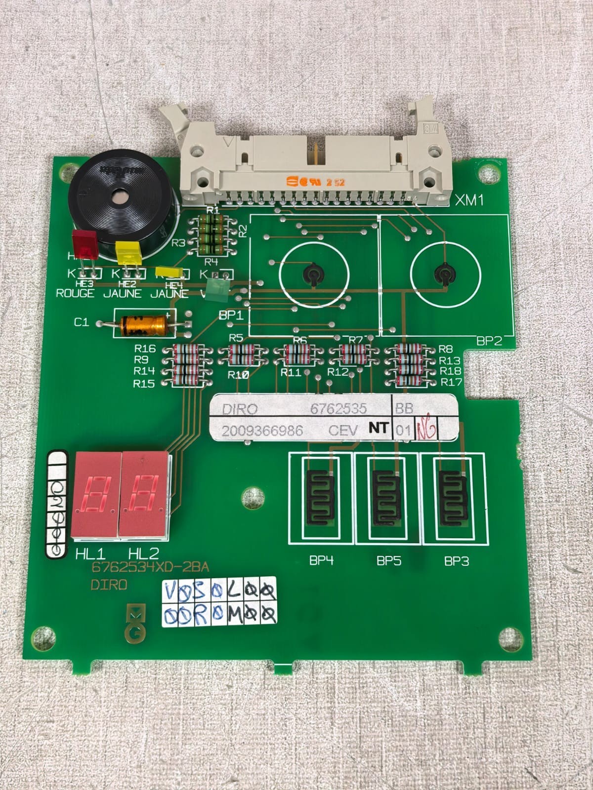 PDR CIM DIRO 6762535 BB / 6762534XD-2BA / 6762534XD-1BA DIRO 6762535 BB / 6762534XD-2BA / 6762534XD-1BA BOARD 7