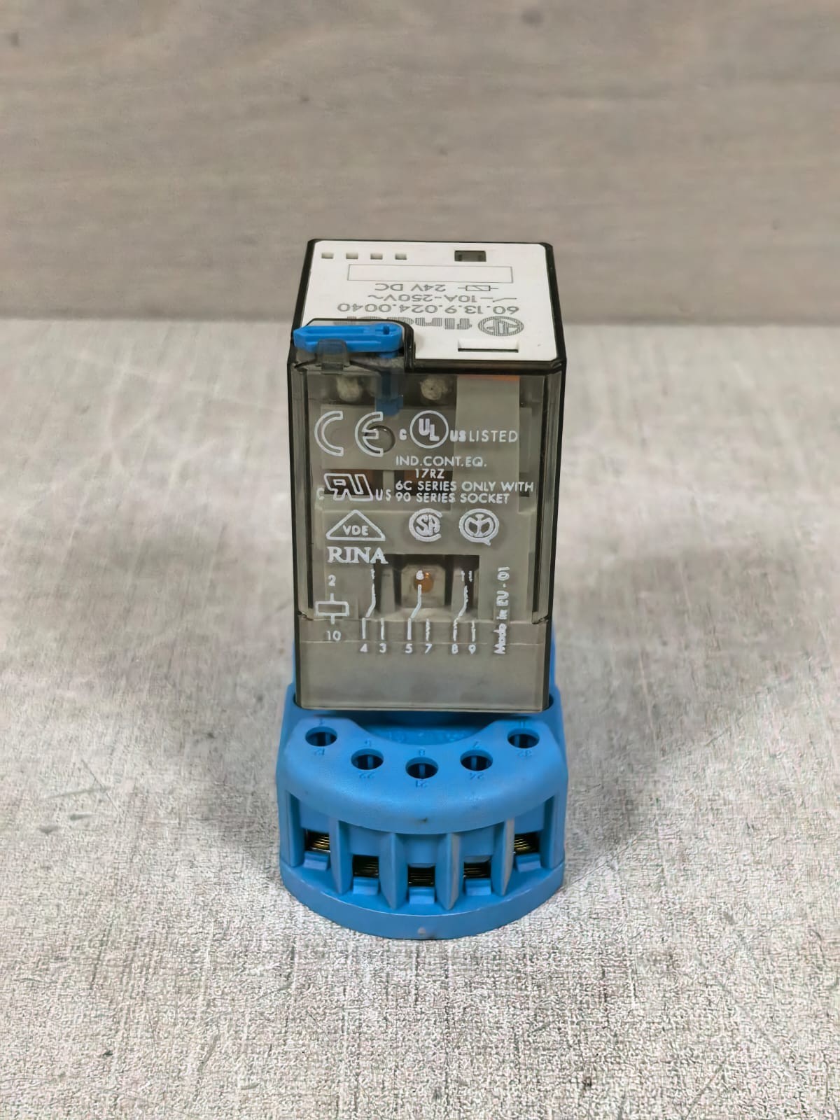Finder 60.13.9.024.0040 FINDER 60.13.9.024.0040 GENERAL PURPOSE RELAY 10A 250V 4