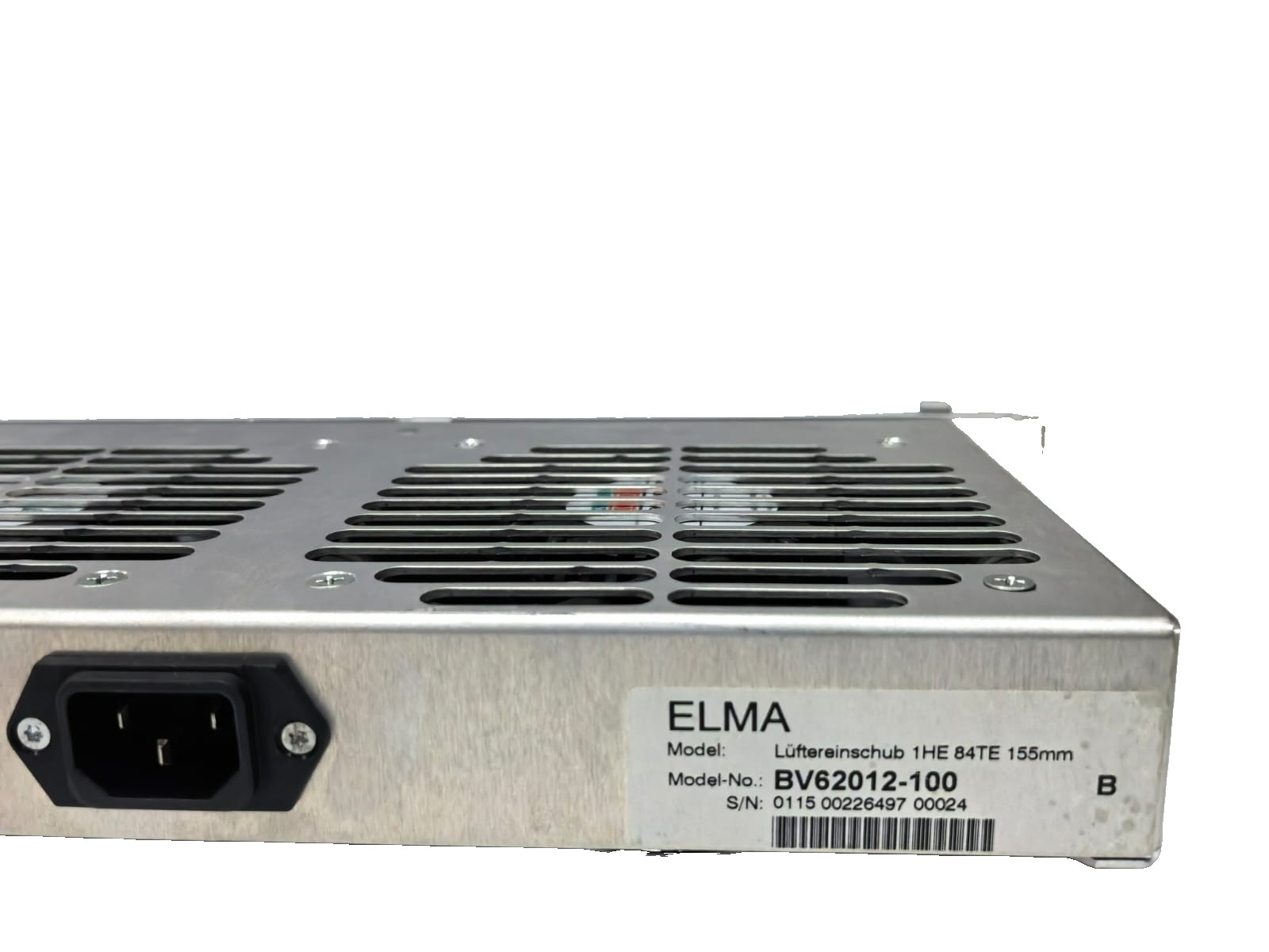 ELMA BV62012-100 ELMA BV62012-100 FAN TRAY 1U 84HP 155MM 2