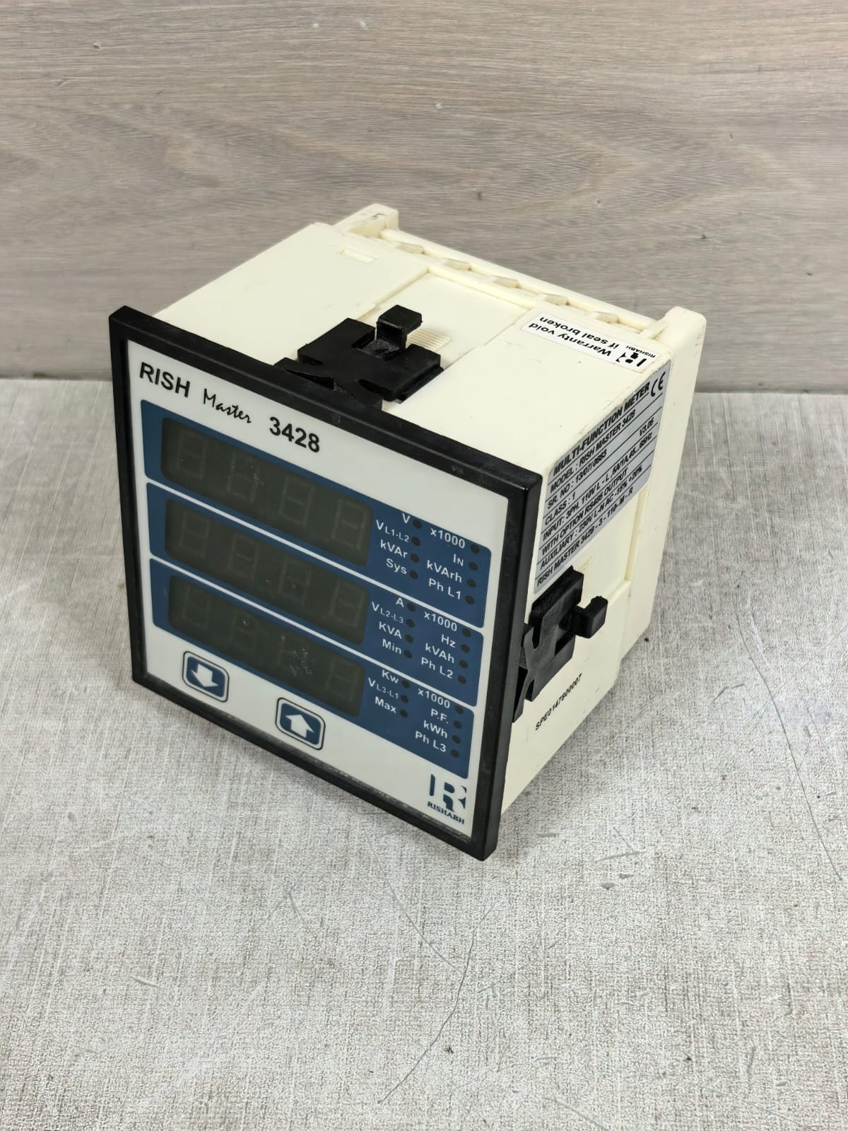 RISHABH RISH MASTER 3428 RISHABH RISH MASTER 3428 MULTI-FUNCTION METER 6