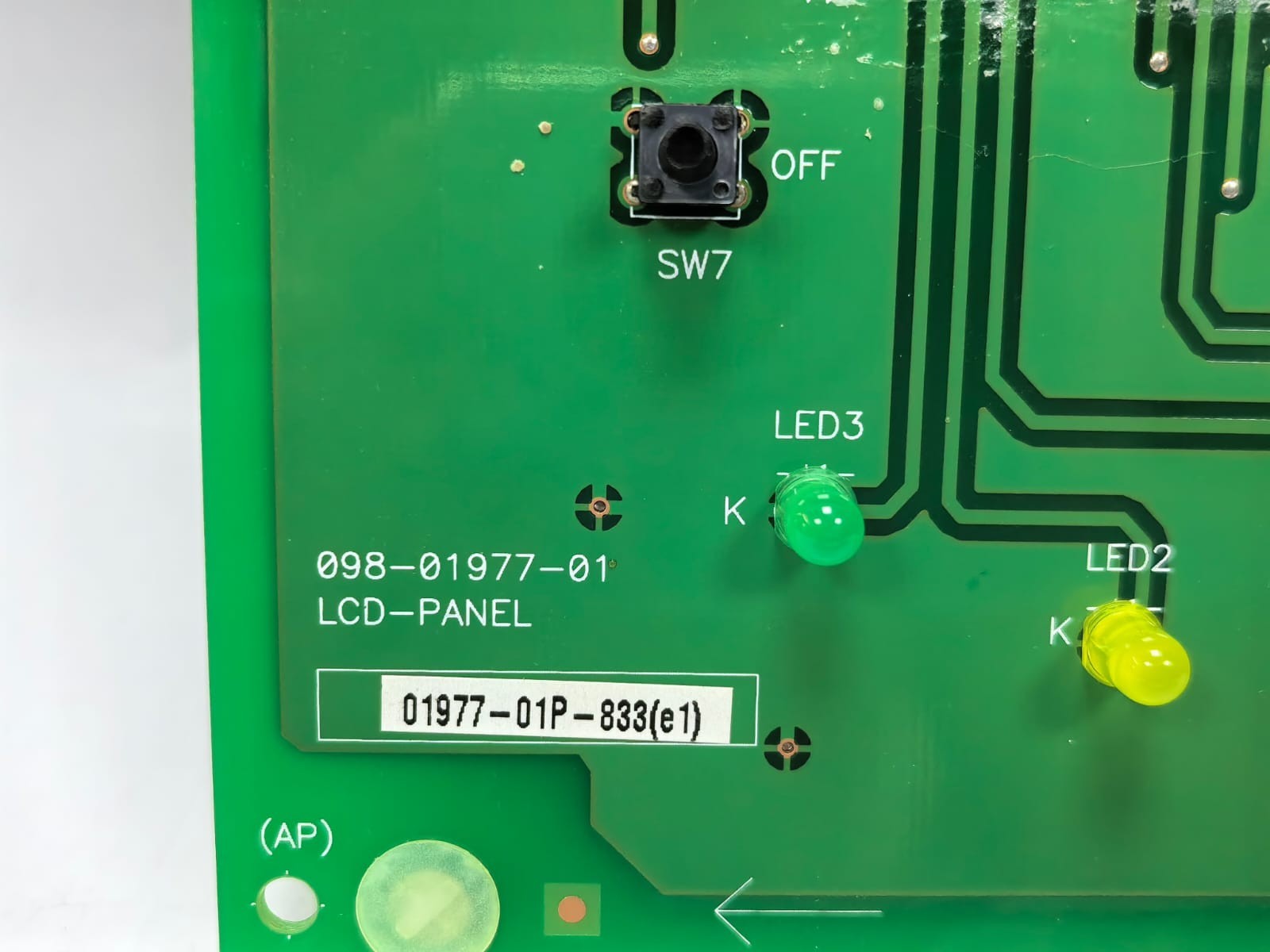 UNKNOWN 01970-08P-833(E1) 098-01977-01/01977-01P-833(E1) LCD PANEL 01970-08P-833(E1) PCB BOARD 2