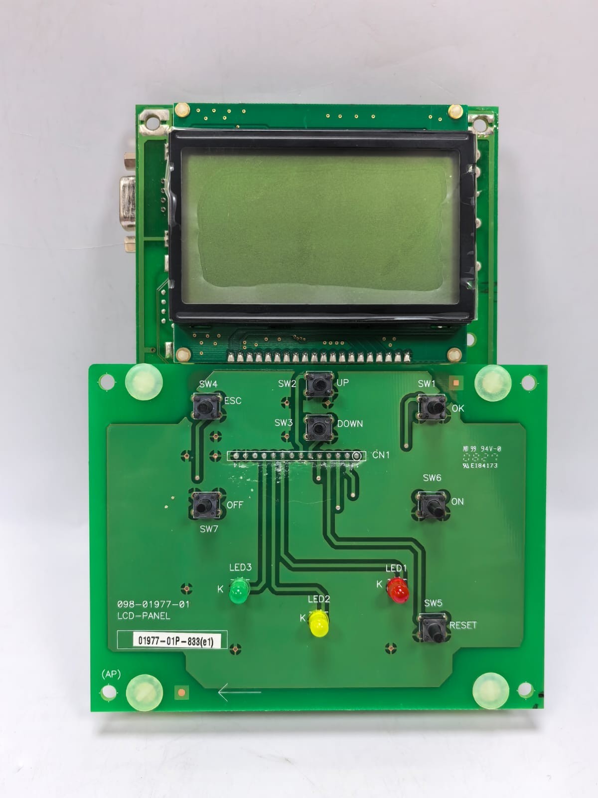 098-01977-01/01977-01P-833(E1) LCD PANEL 01970-08P-833(E1) PCB BOARD