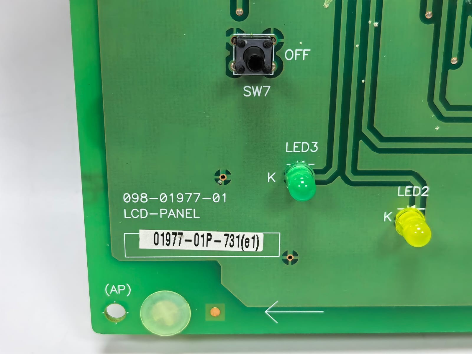 UNKNOWN 01970-08P-731(E1) 098-01977-01/01977-01P-731(E1) LCD PANEL 01970-08P-731(E1) PCB BOARD 3