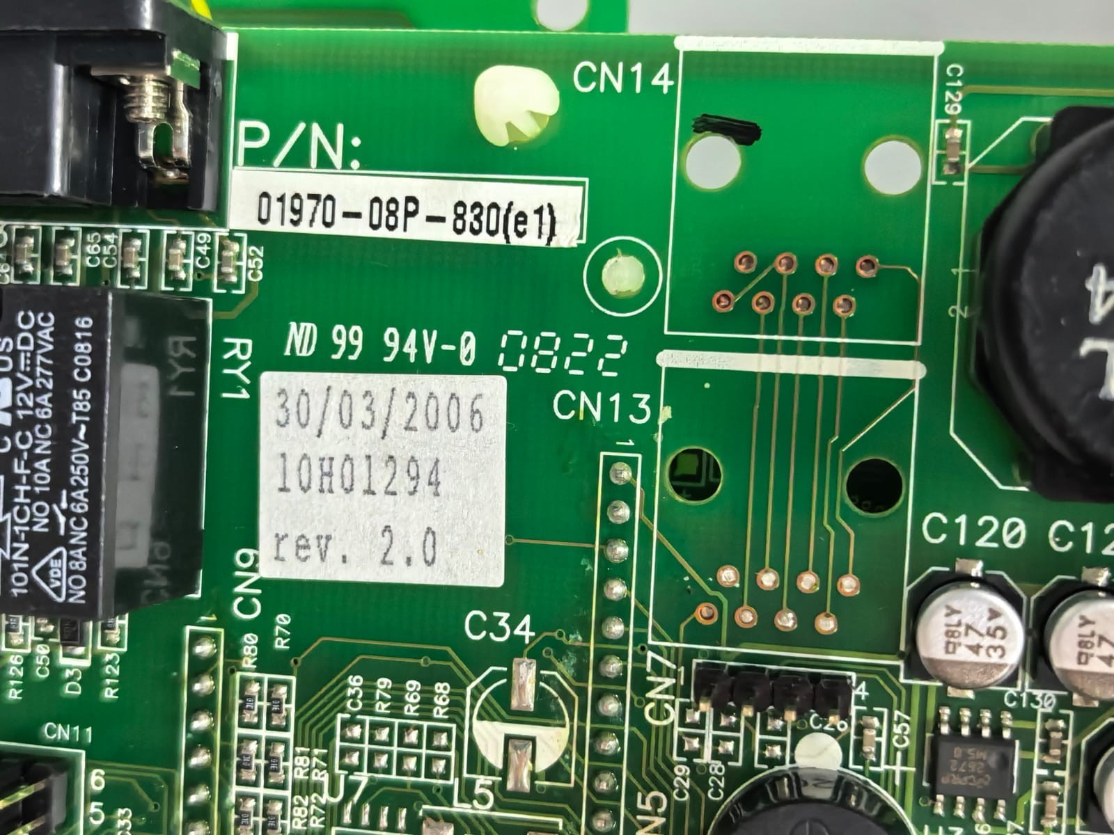 UNKNOWN 01970-08P-830(E1) 098-01977-01/ 01977-01P-830(E1) LCD PANEL 01970-08P-830(E1) PCB BOARD 4