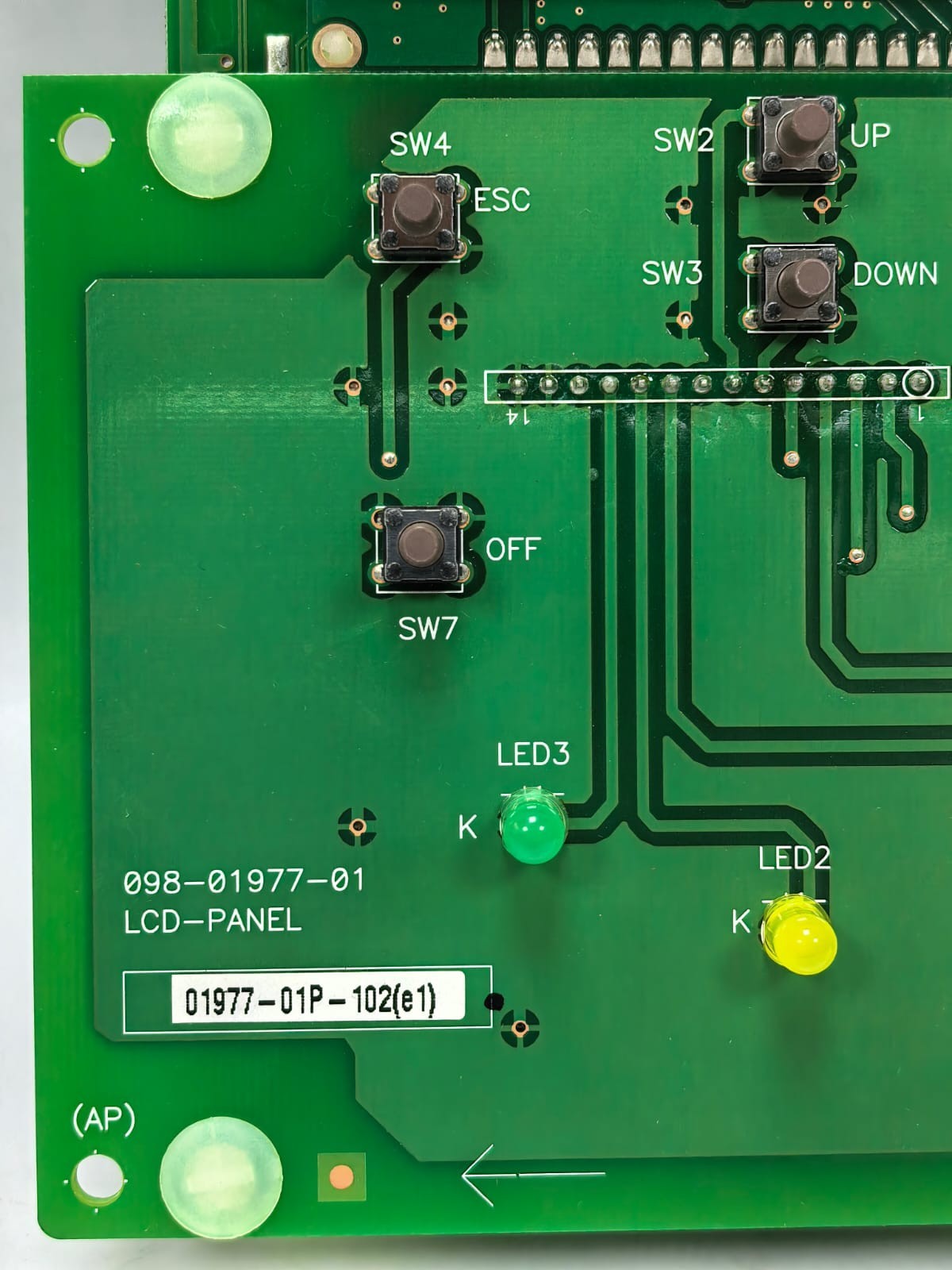 UNKNOWN 01970-08P-103(E1) 098-01977-01/01977-01P-102(E1) LCD PANEL 01970-08P-103(E1) PCB BOARD 3