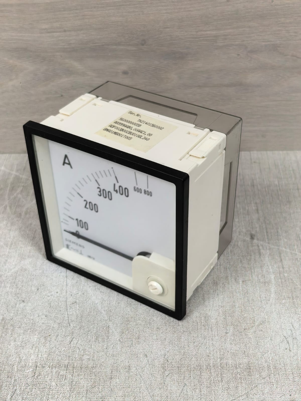 SIEMENS 9600000005B JI06090165 SIEMENS 9600000005B JI06090165 ANALOG AMMETER 400/1A 4