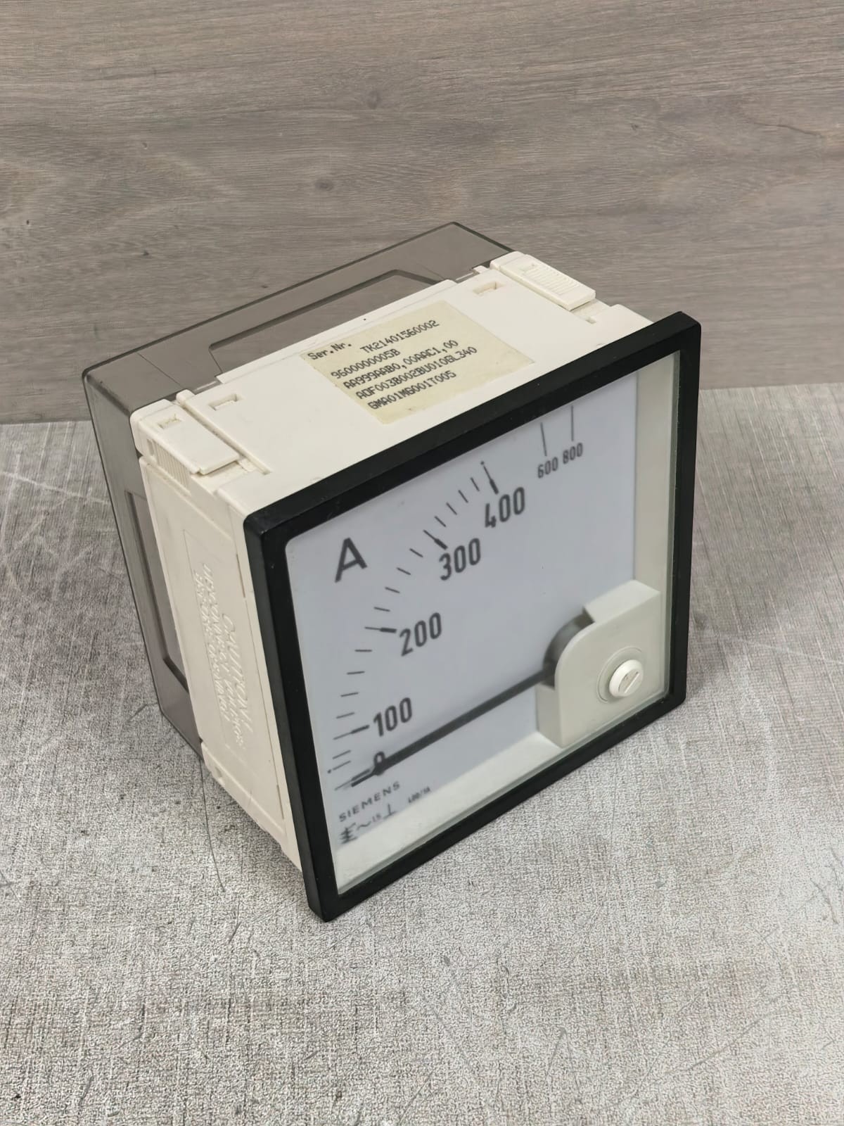 SIEMENS 9600000005B JI06090165 SIEMENS 9600000005B JI06090165 ANALOG AMMETER 400/1A 5