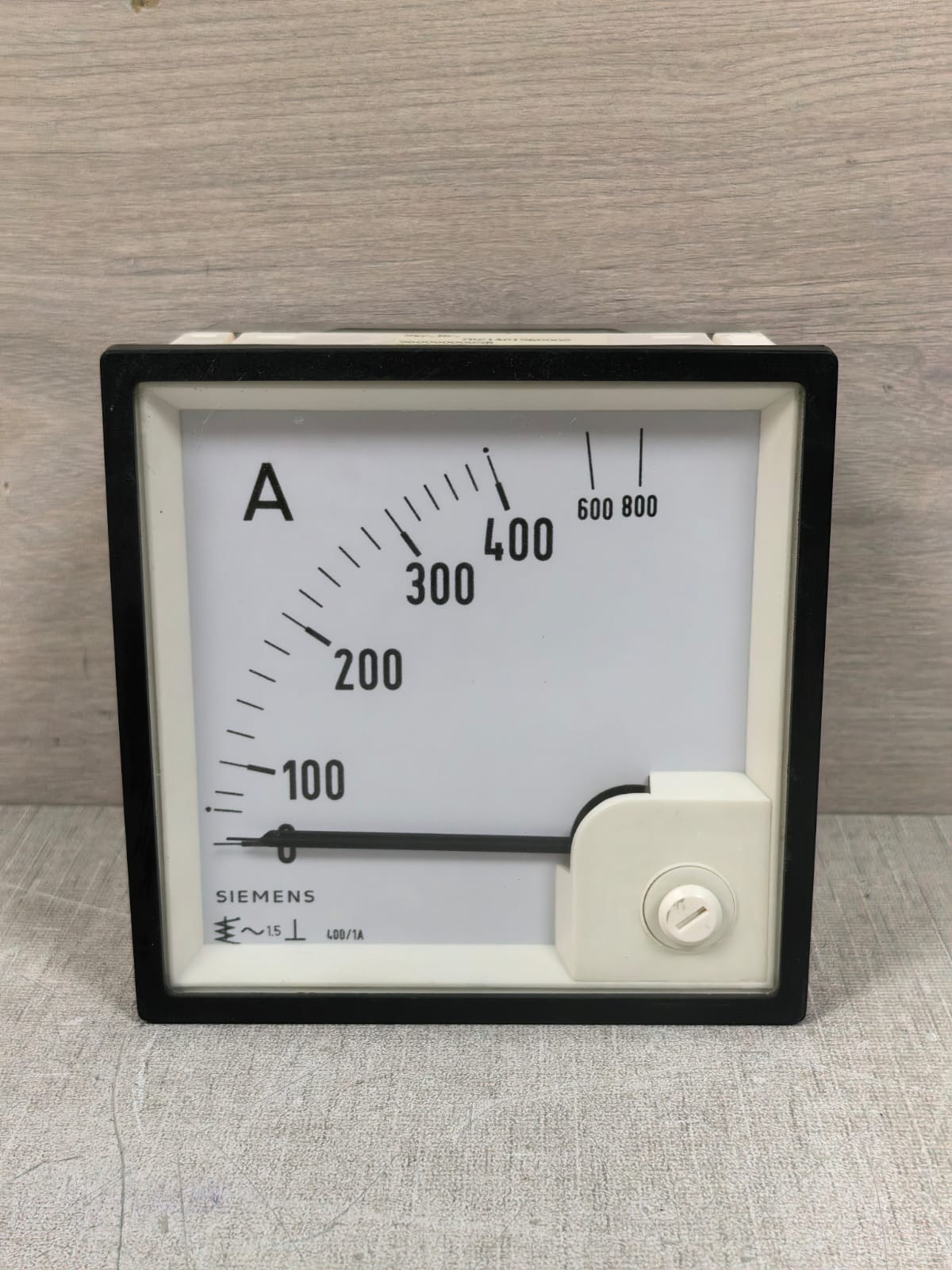 SIEMENS 9600000005B JI06090165 ANALOG AMMETER 400/1A