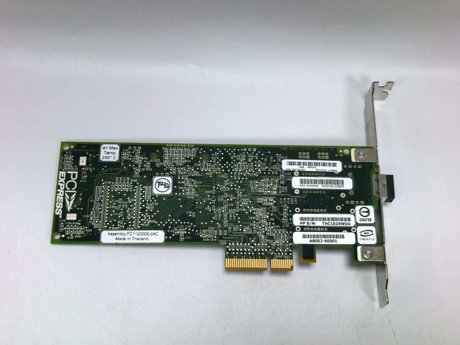 PCI EXPRESS FC2142SR I EXPRESS 397739-001 SPS-BD HBA FC2142SR 4GB PCI-E 7