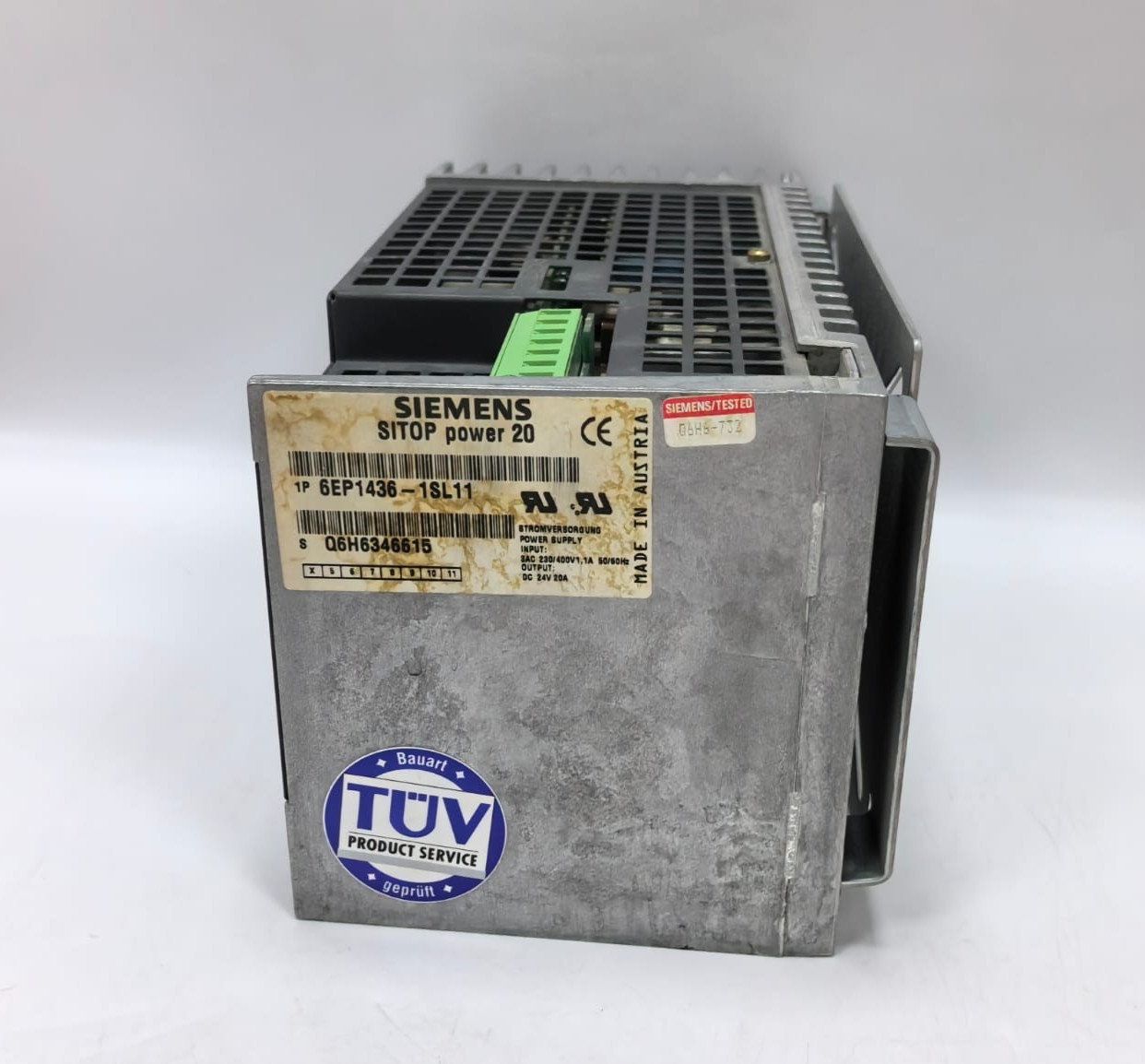Siemens 6ESP1436-1SL11 SIEMENS 6ESP1436-1SL11 POWER SUPPLY SITOP POWER 20 5