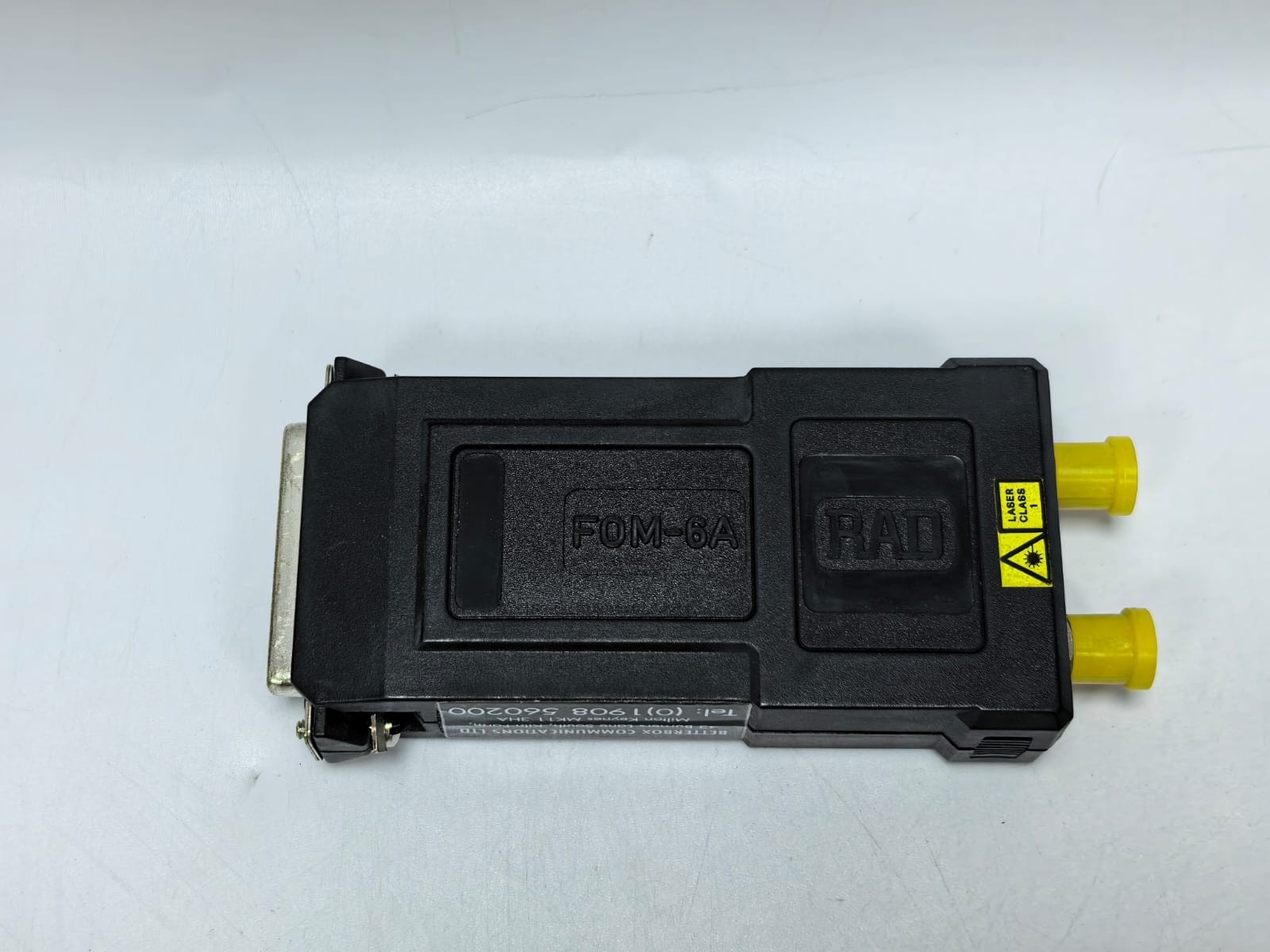 RAD FOM-6A/F/ST RAD FOM-6A/F/ST FIBER OPTIC MODEM 2