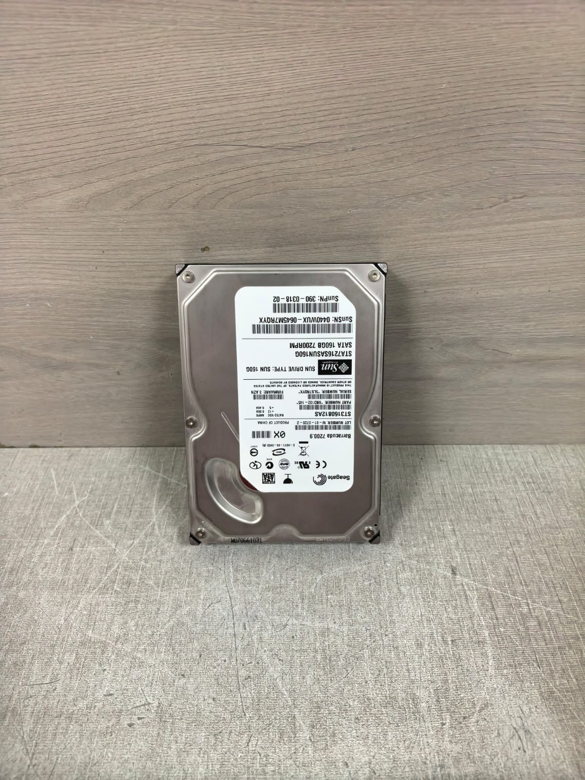 Seagate 9BD132-145 ST3160812AS F/W 3.AZN SEAGATE 9BD132-145 ST3160812AS F/W 3.AZN HARD DISK 9