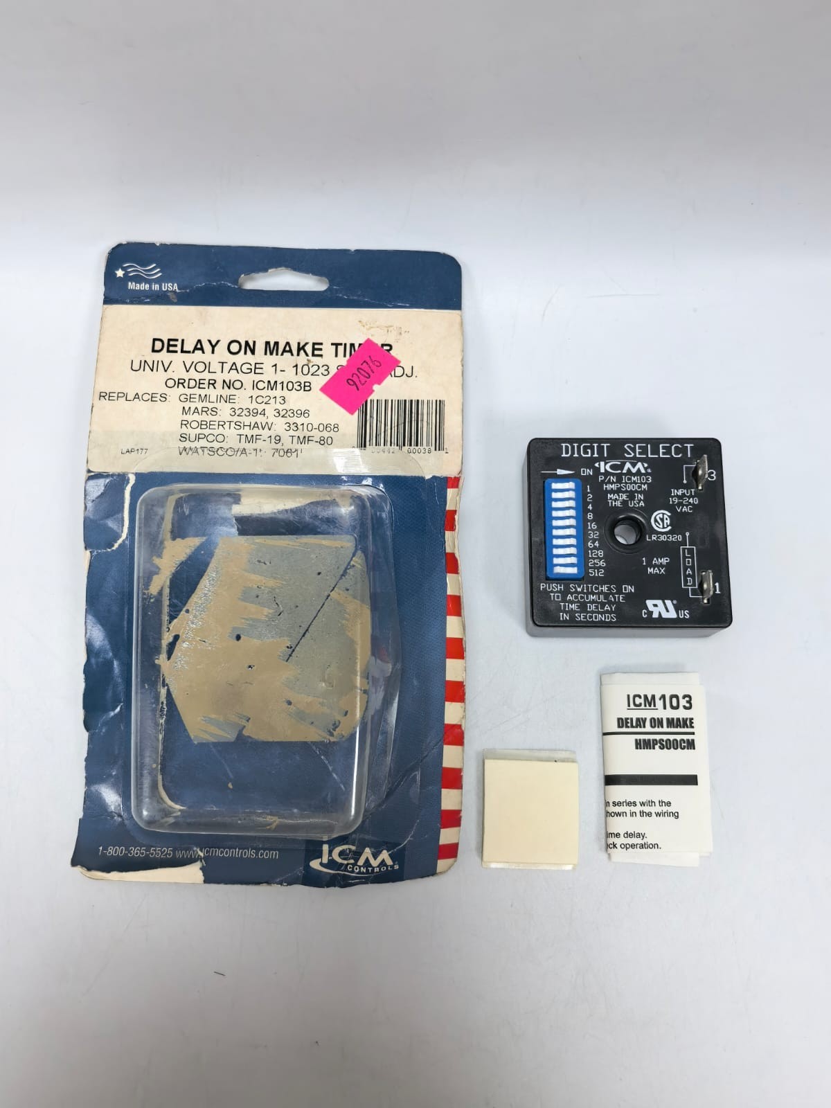 ICM ICM103 ICM CONTROLS ICM103 TIME DELAY RELAYS 1