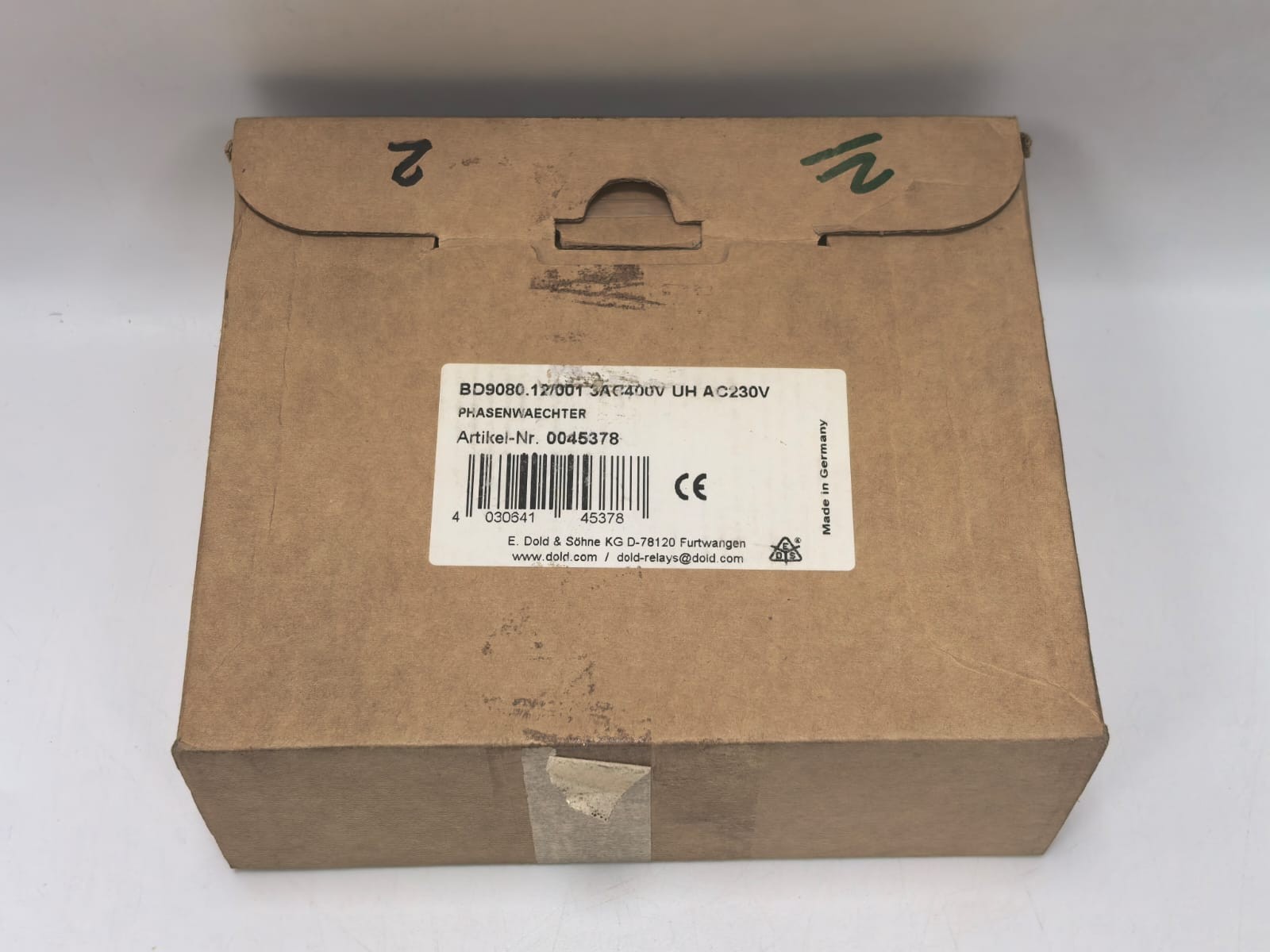 E.DOLD & SOHNE KG BD9080.12/001 E.DOLD & SOHNE KG BD9080.12/001 PHASE MONITOR 10