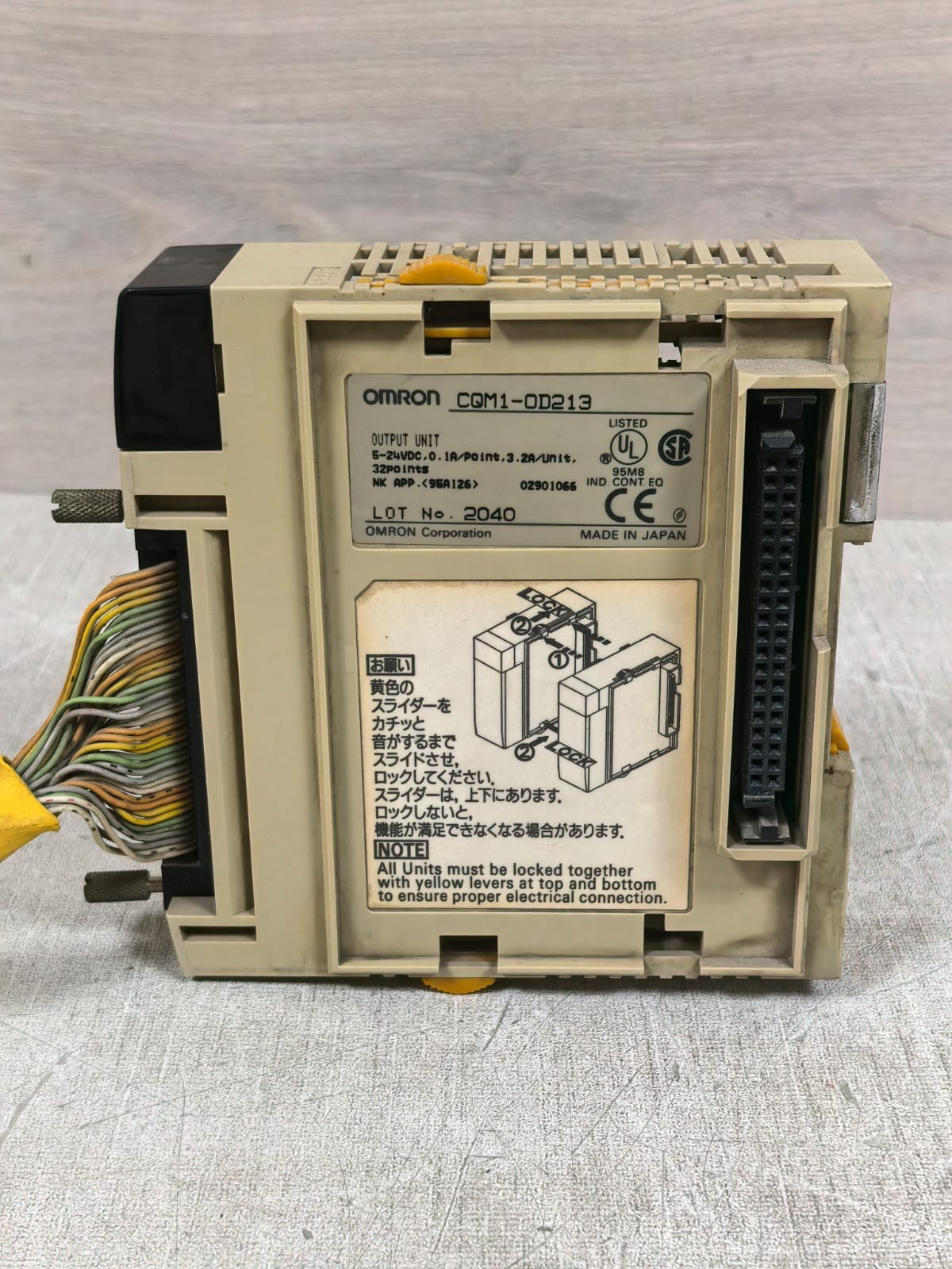 Omron CQM1-OD213 OMRON CQM1-OD213 OUTPUT UNIT CONTROLLER 7