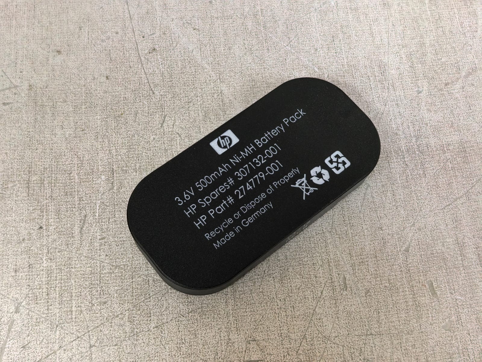 HP 307132-001 274779-001 HP 307132-001 274779-001 NI-MH 3.6V 500MAH BATTERY PACK 5