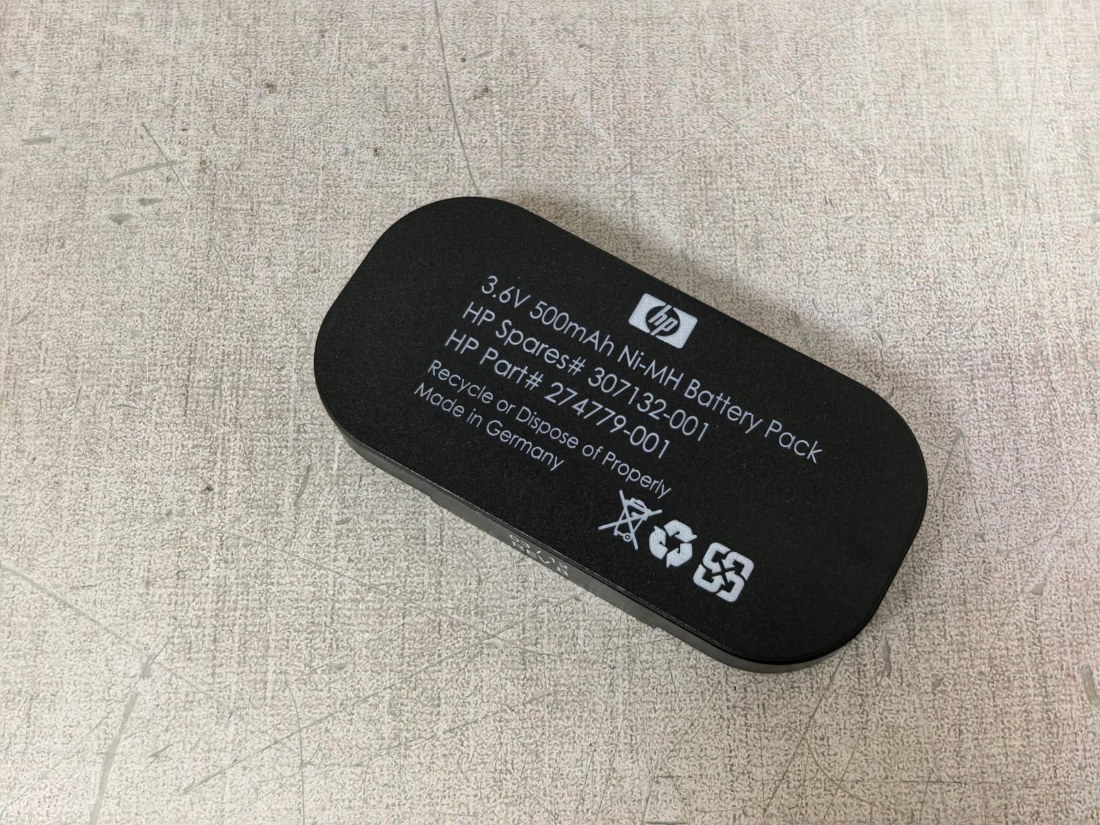 HP 307132-001 274779-001 HP 307132-001 274779-001 NI-MH 3.6V 500MAH BATTERY PACK 6