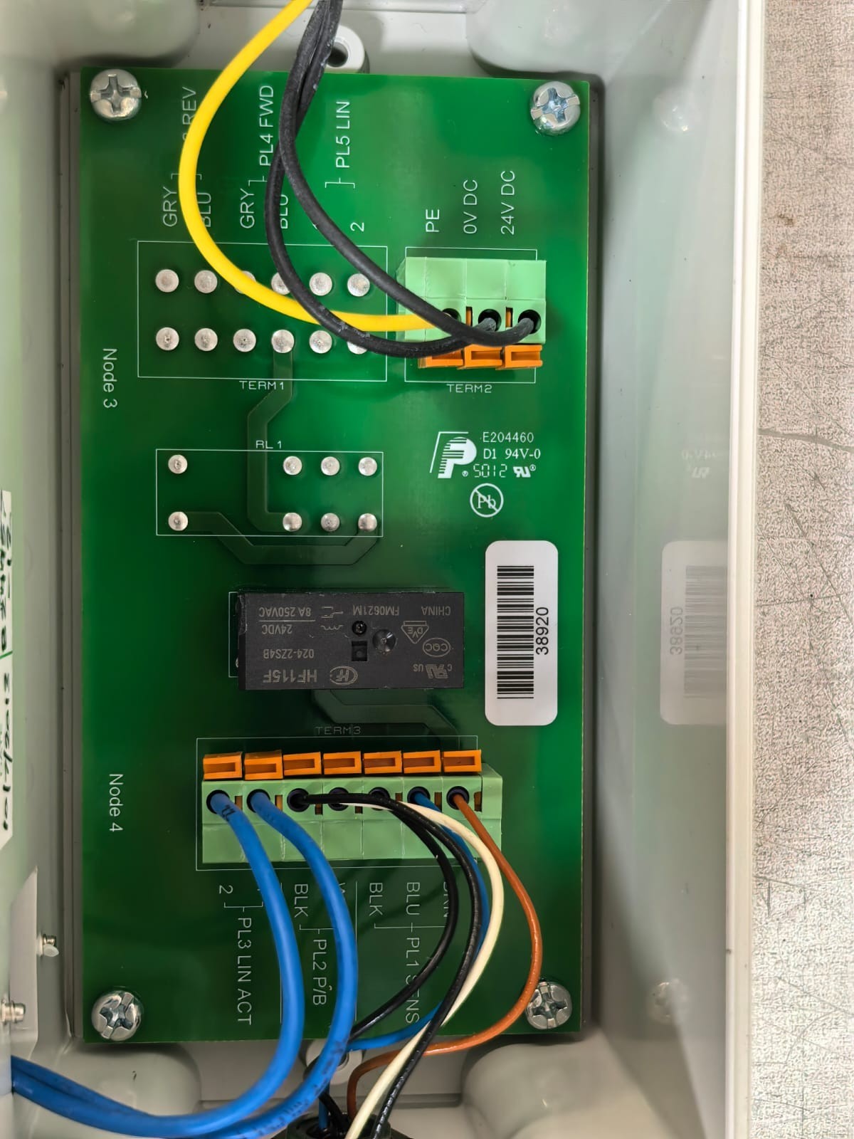 CP1010 LTF116-08 TRS TYPE 4 NODE CP1010 LTF116-08 HERB MODULE 4