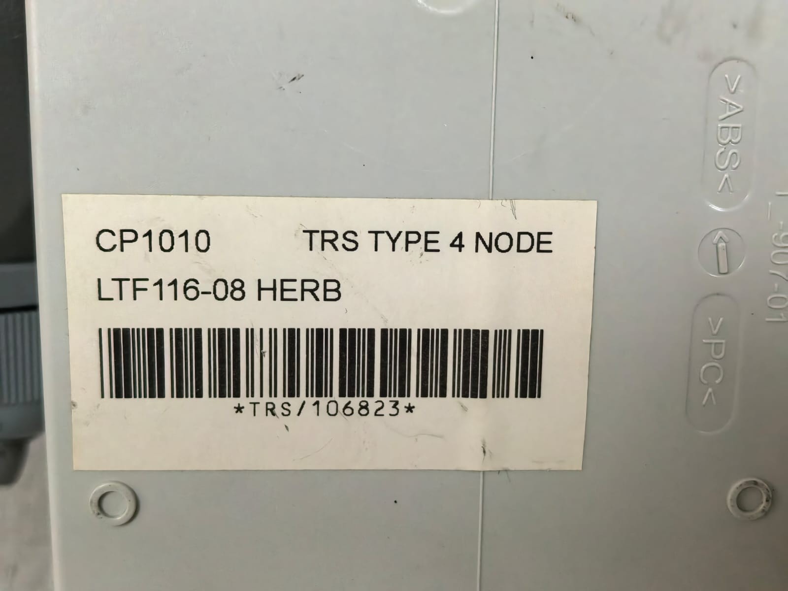 CP1010 LTF116-08 TRS TYPE 4 NODE CP1010 LTF116-08 HERB MODULE 5