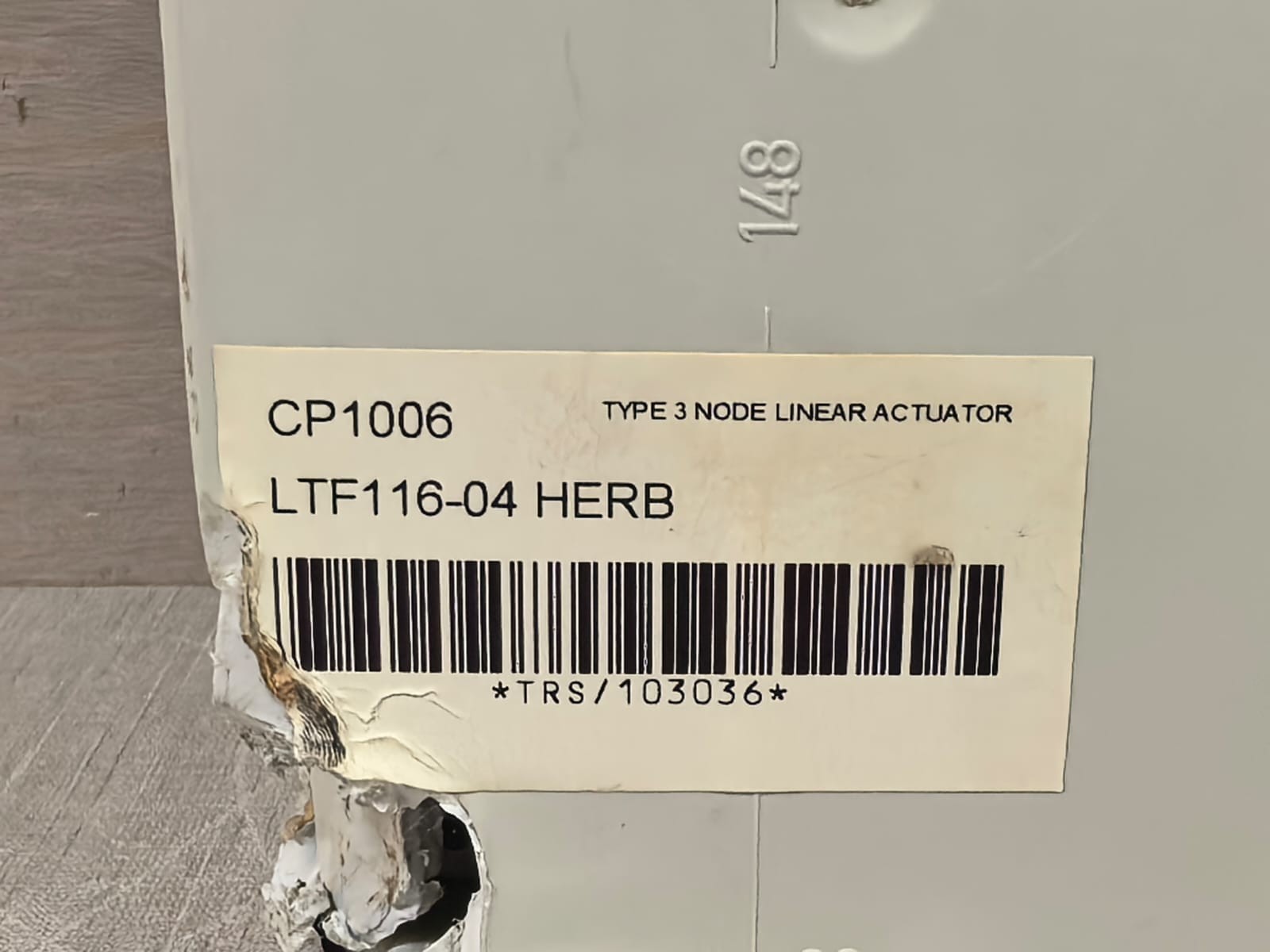 CP1006 LTF116-04 TYPE 3 NODE CP1006 LTF116-04 HERB LINEAR ACTUATOR 7