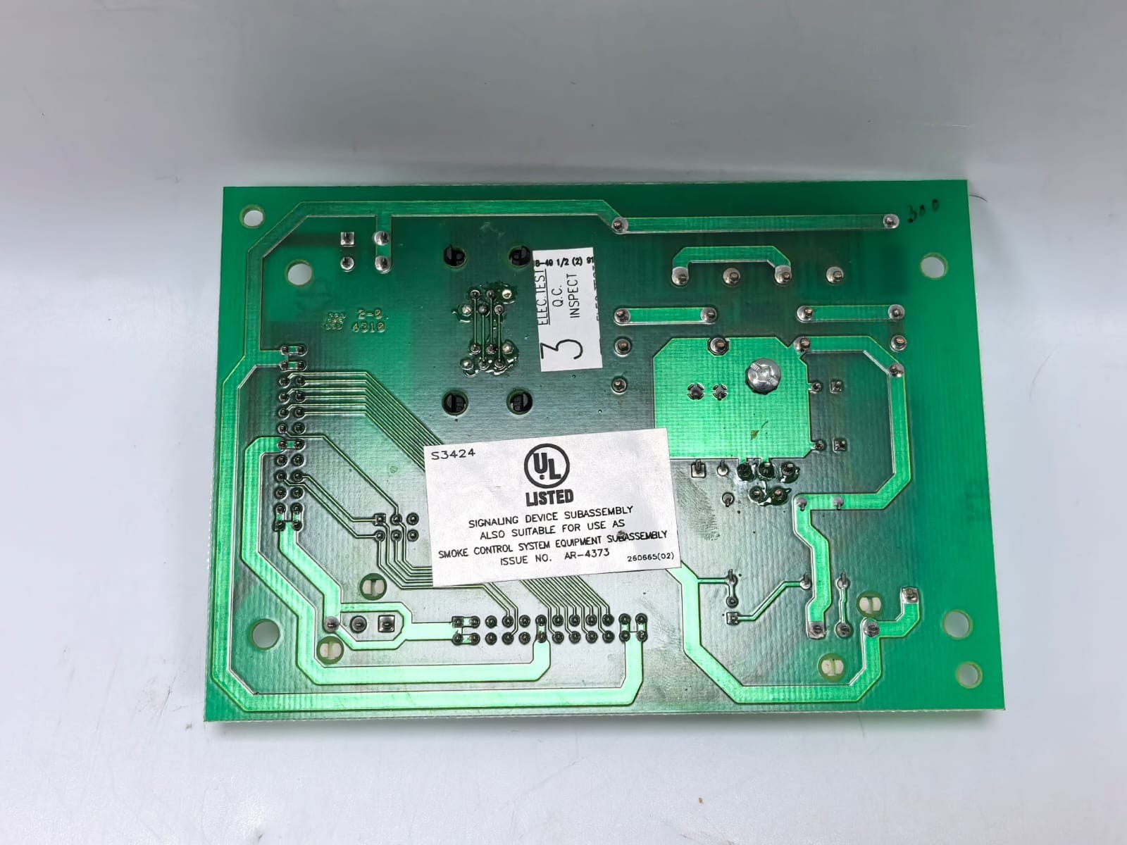 GS BUILDING SYSTEM 3-EVPWR ISS 03/1 130399 GS BUILDING SYSTEM 3-EVPWR ISS 03/1 130399 PCB BOARD 8