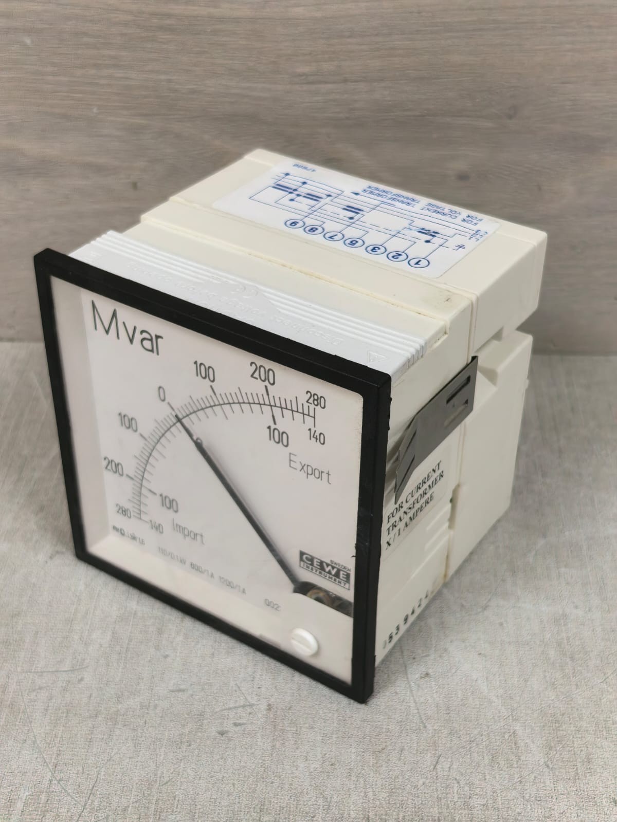 CEWE 0023 CEWE INSTRUMENTS 0023 ANALOG PANEL METER 110/0.1KV 4