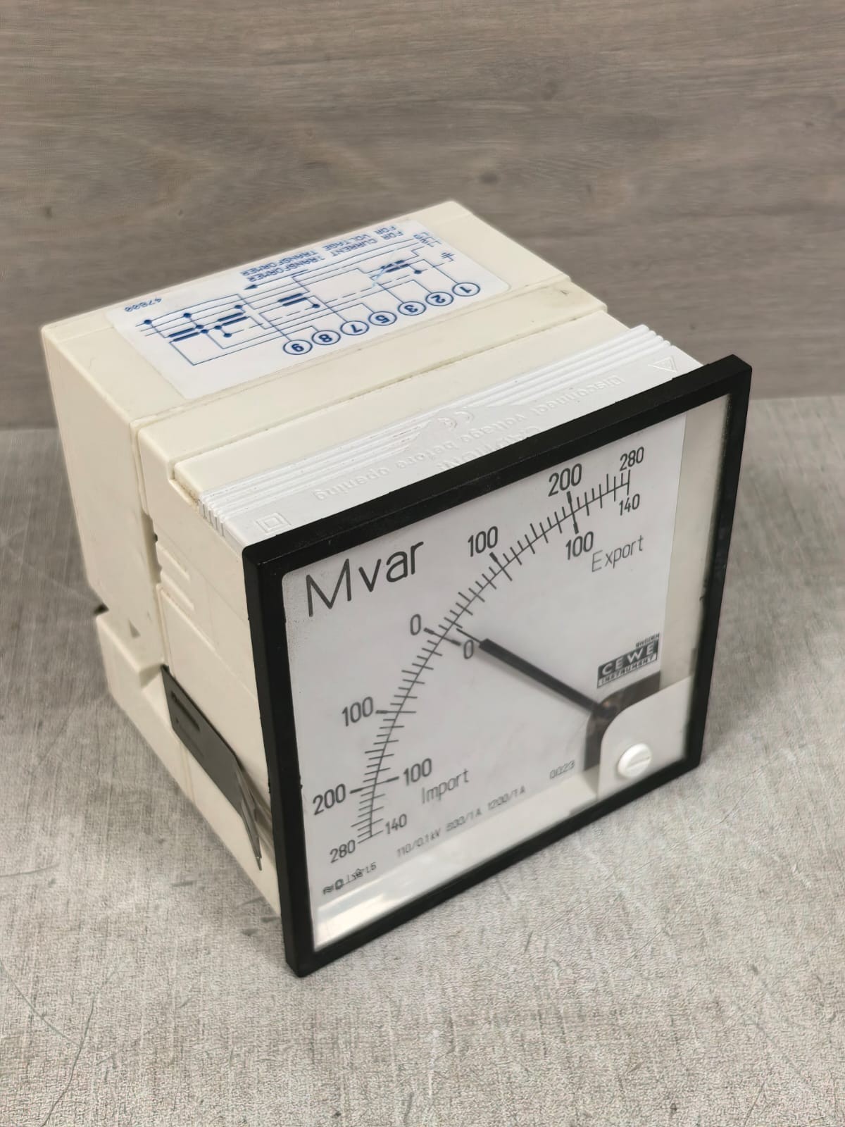 CEWE 0023 CEWE INSTRUMENTS 0023 ANALOG PANEL METER 110/0.1KV 5